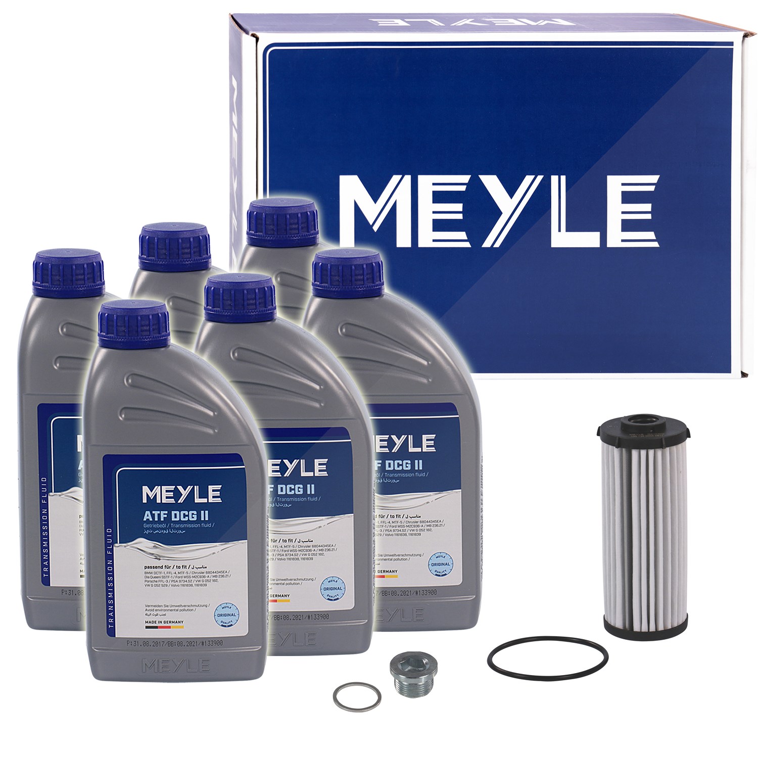 Meyle Teilesatz, Ölwechsel-Automatikgetriebe DQ400E / DQ500 [Hersteller-Nr. 1001350103] für Seat, VW, Skoda, Audi, Cupra
