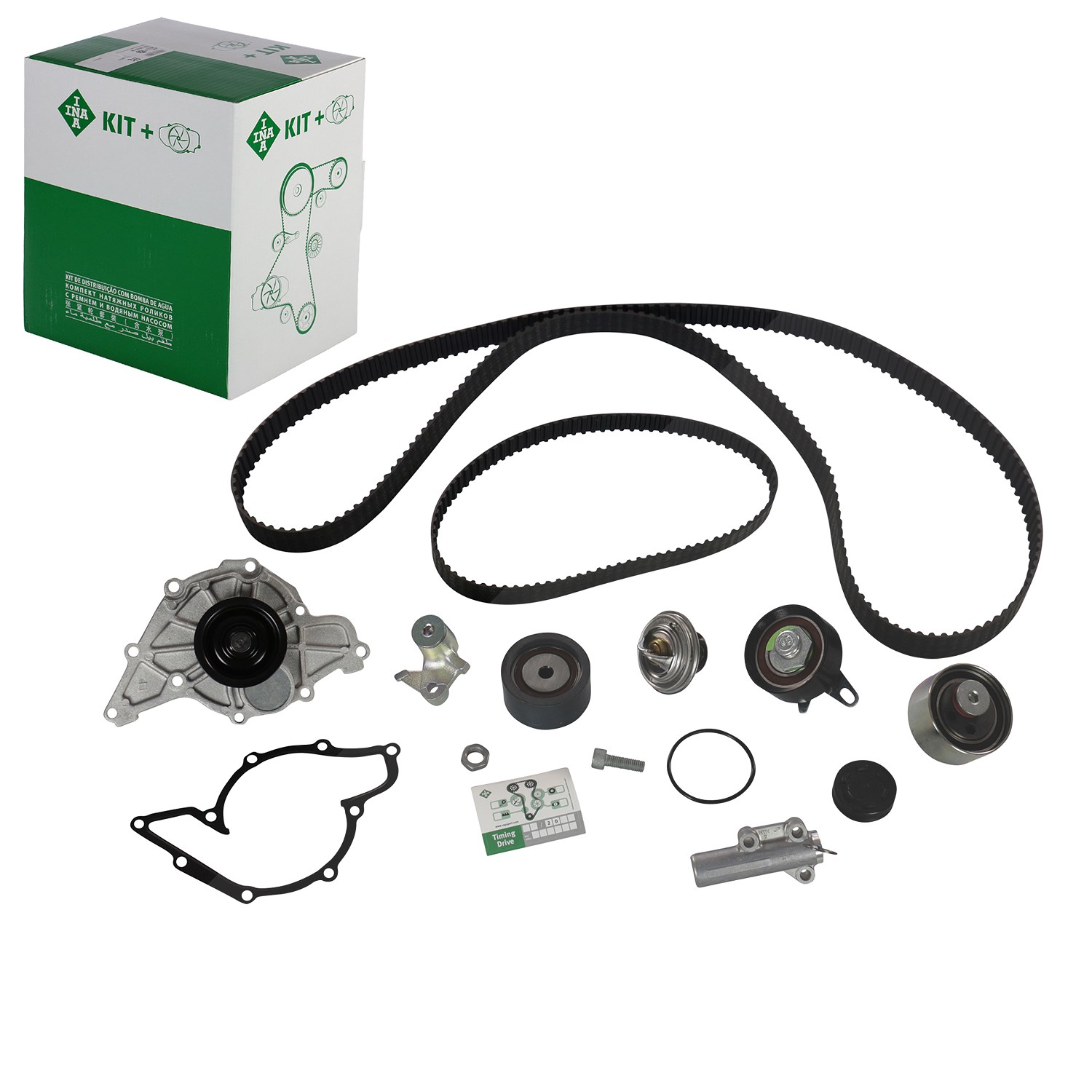 Schaeffler Ina Wasserpumpe + Zahnriemensatz [Hersteller-Nr. 530053930] für VW, Skoda, Audi