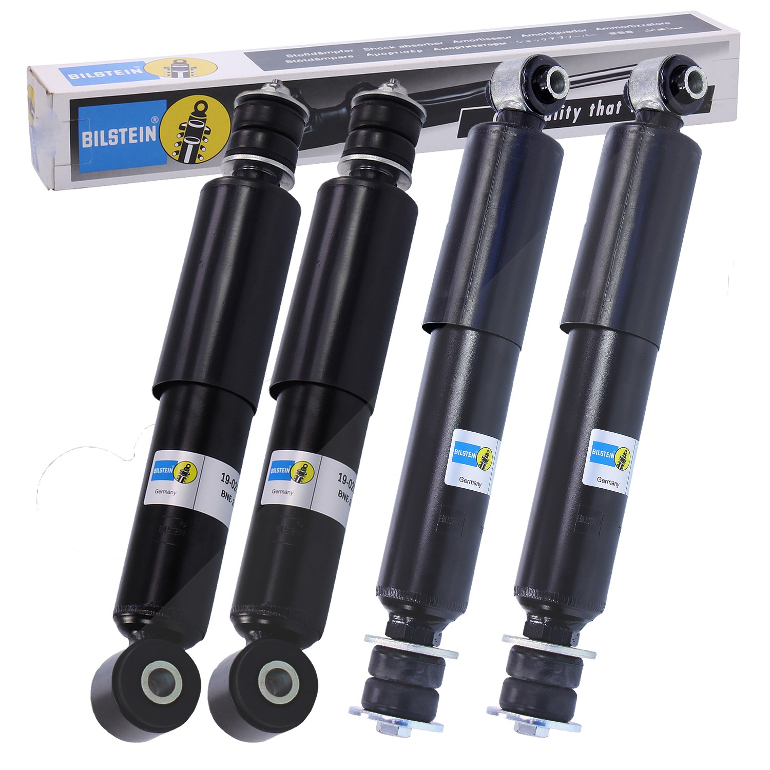 Bilstein 4x Stoßdämpfer Vorderachse + Hinterachse [Hersteller-Nr. 31444844] für VW