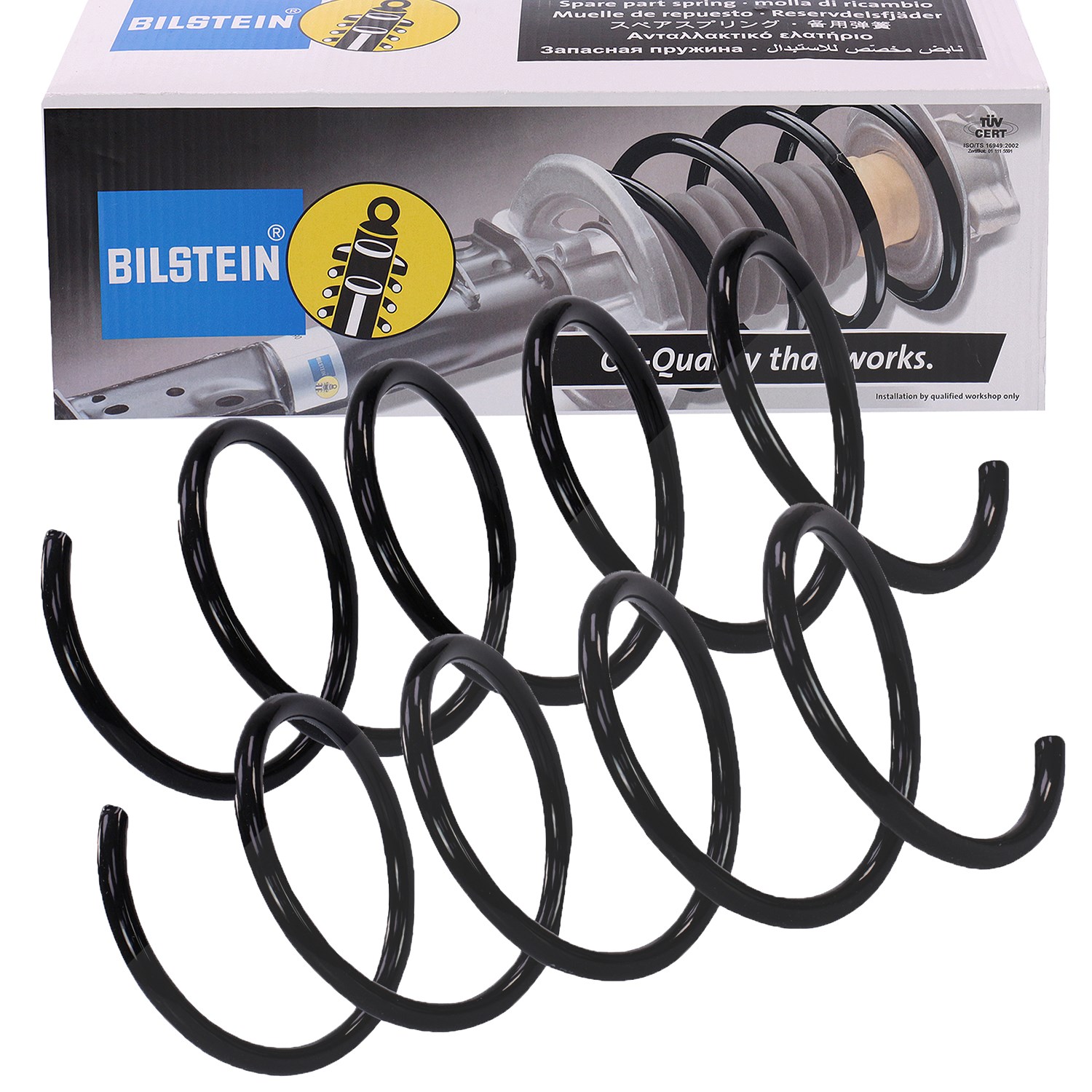 Bilstein 2x Fahrwerksfeder vorne [Hersteller-Nr. 37-133740] für Mercedes-Benz