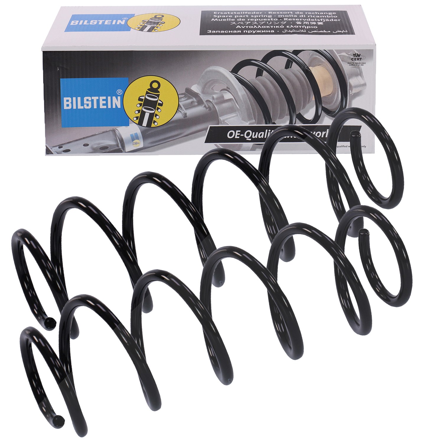 Bilstein 2x Fahrwerksfeder hinten [Hersteller-Nr. 36-172085] für Mercedes-Benz