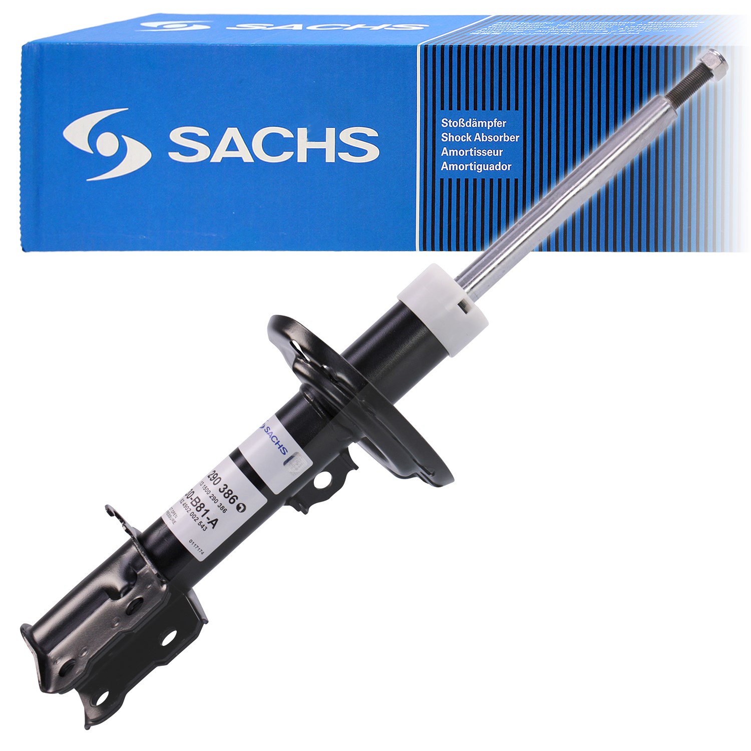Sachs Stoßdämpfer Vorderachse links [Hersteller-Nr. 290386] für Opel, Vauxhall
