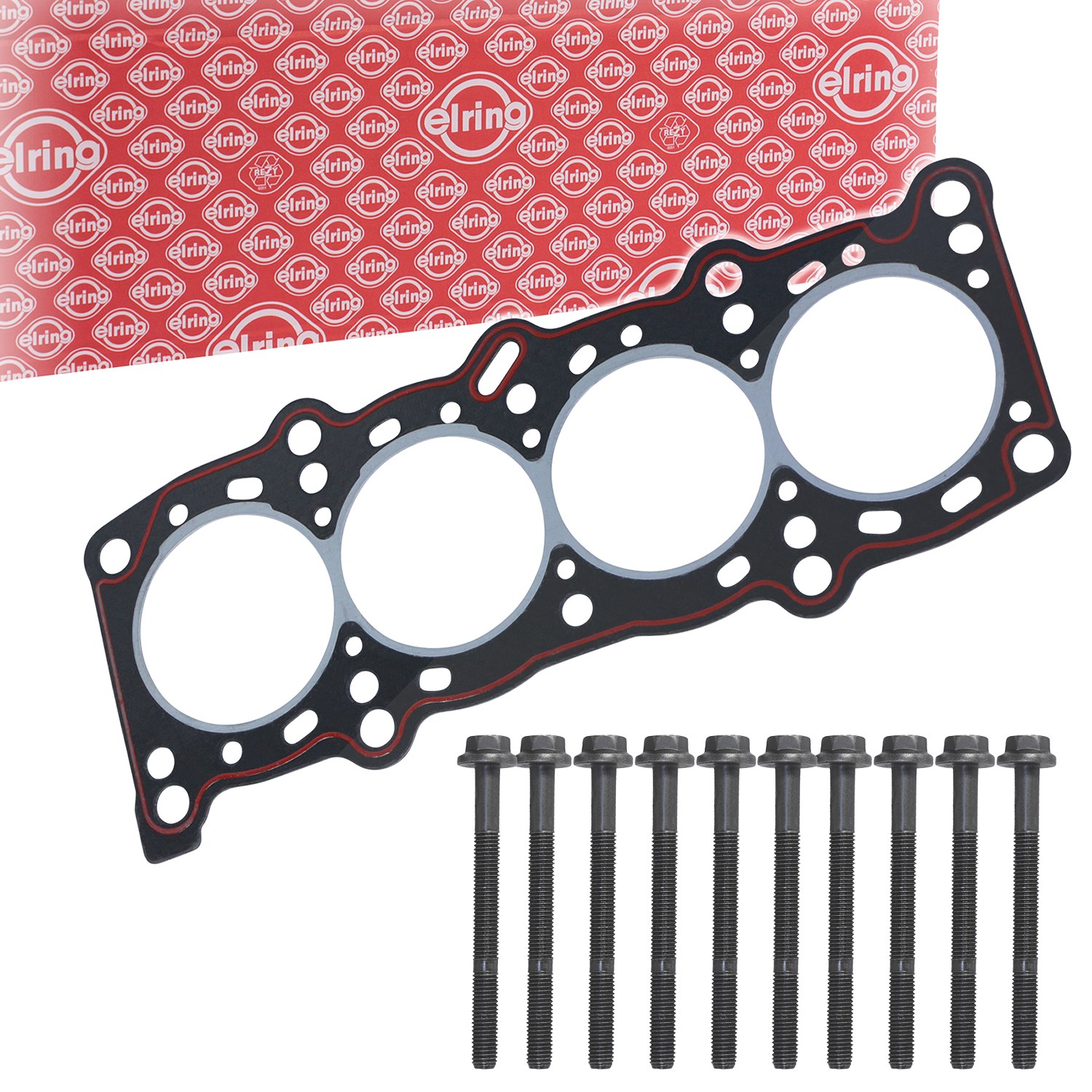 Elring Satz Zylinderkopfdichtung + Schraubensatz [Hersteller-Nr. 31418574] für Fiat, Lancia