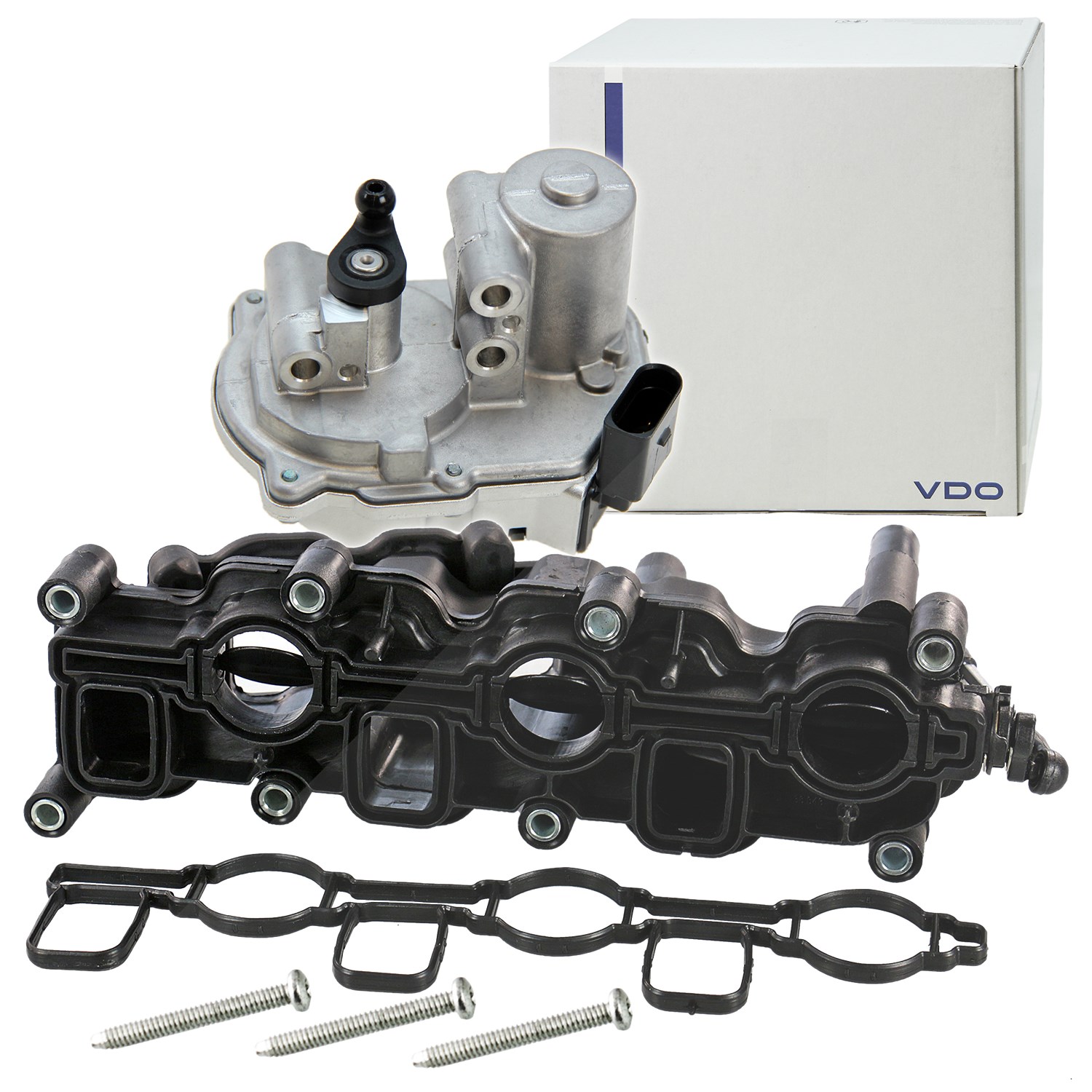 Bestprice Saugrohr inkl. VDO Stellmotor [Hersteller-Nr. 30910385] für Audi, VW