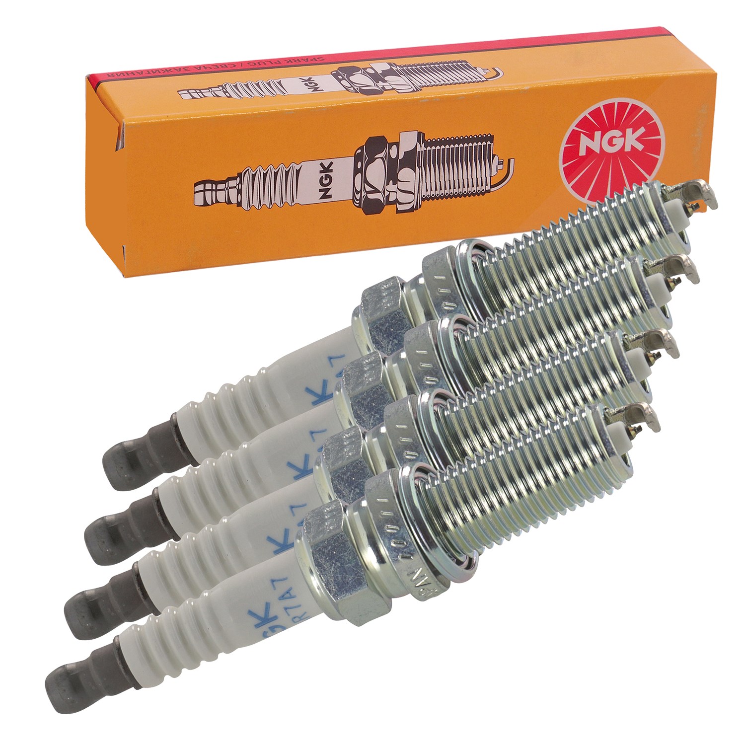 Ngk 4x Zündkerze [Hersteller-Nr. 91432] für Renault