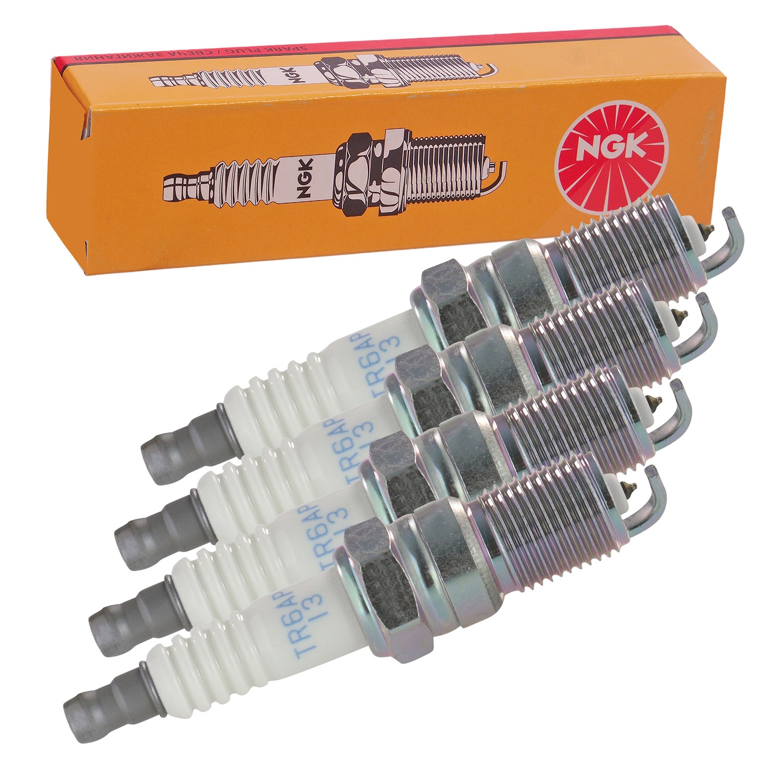Ngk 4x Zündkerze [Hersteller-Nr. 5809] für Volvo, Ford