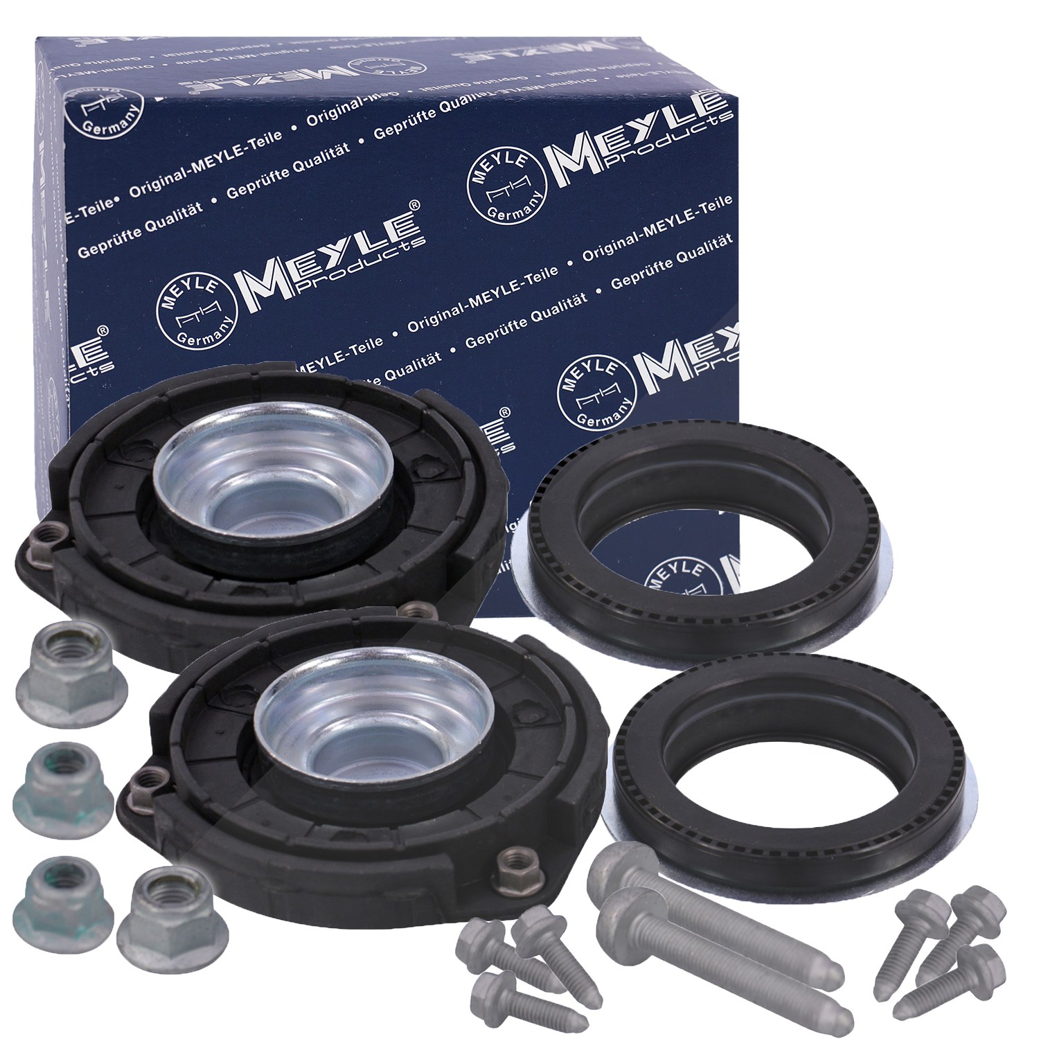 Meyle 2x Reparatursatz, Federbeinstützlager Vorderachse [Hersteller-Nr. 1004122038/S] für VW, Seat, Audi, Skoda