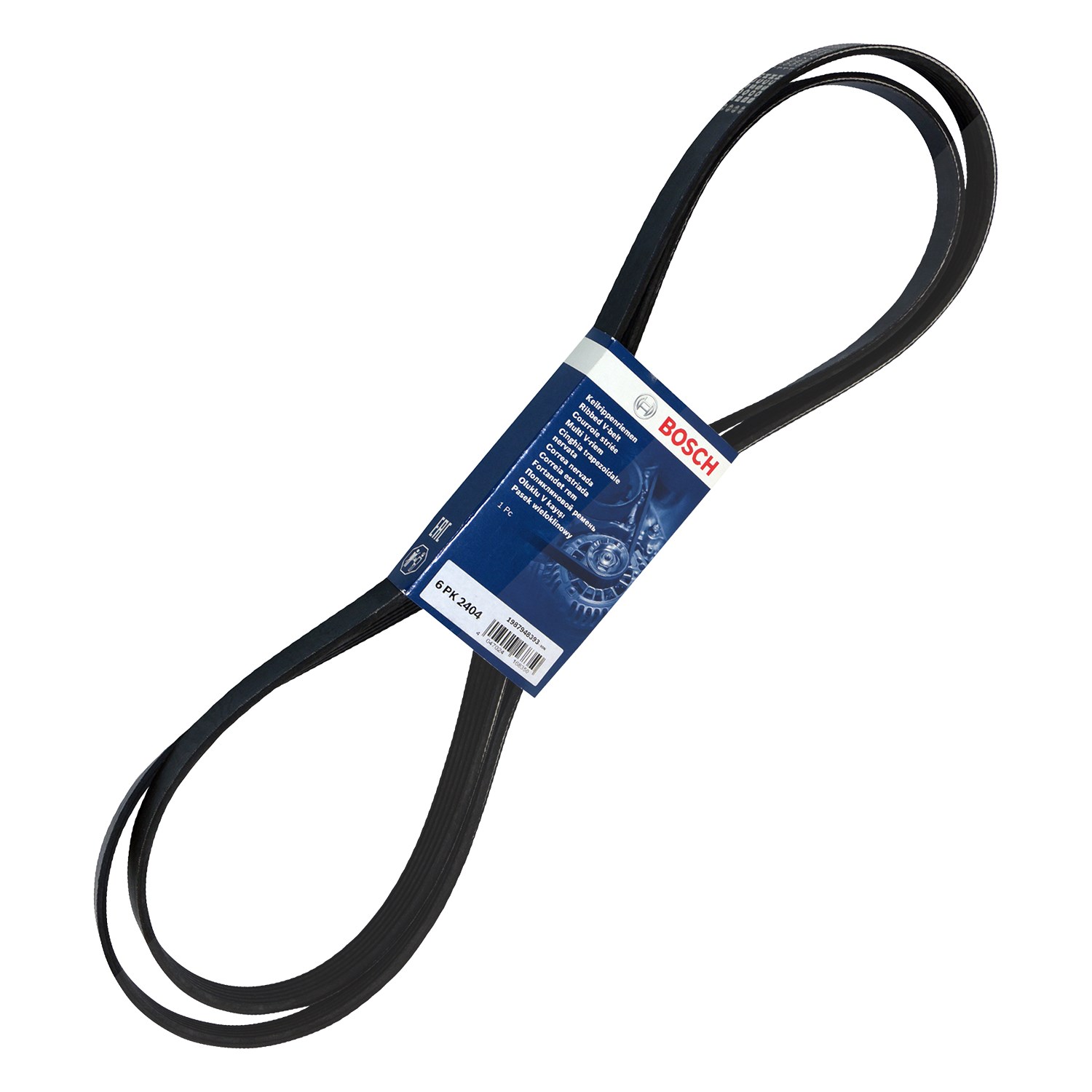 Bosch Keilrippenriemen [Hersteller-Nr. 1987948393] für Audi, VW, Skoda, Mercedes-Benz, Chevrolet