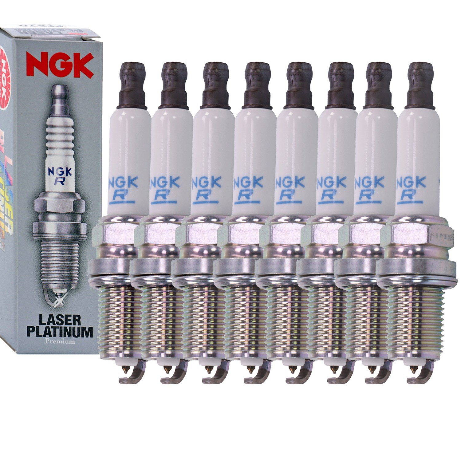 Ngk 8x Zündkerze [Hersteller-Nr. 7963] für Audi, Porsche