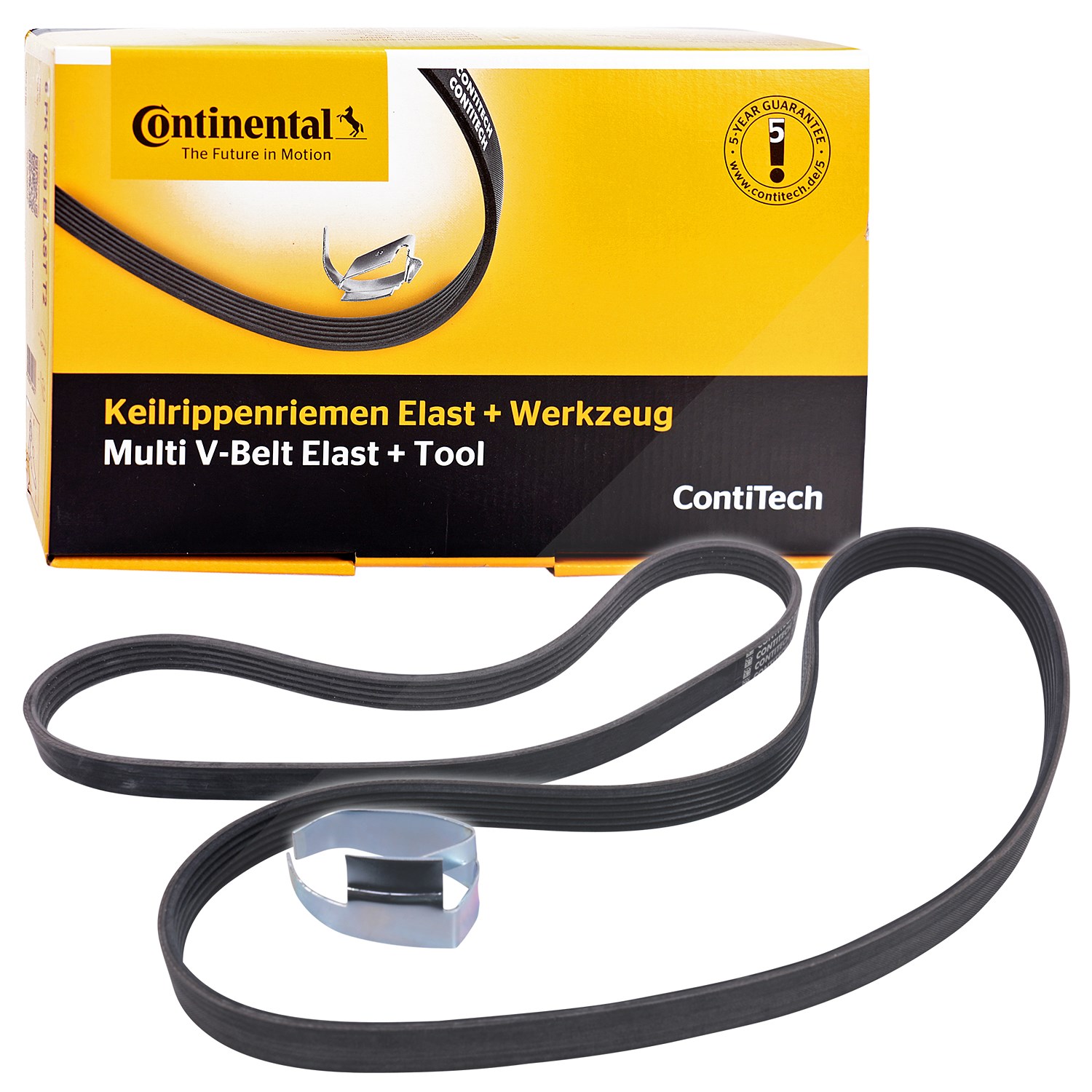Continental Ctam Keilrippenriemensatz [Hersteller-Nr. 6PK1059ELASTT2] für Ford, Volvo