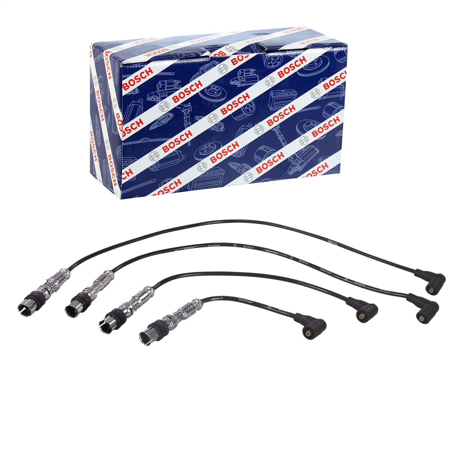 Bosch Zündleitungssatz 4-teilig [Hersteller-Nr. 0986356345] für VW