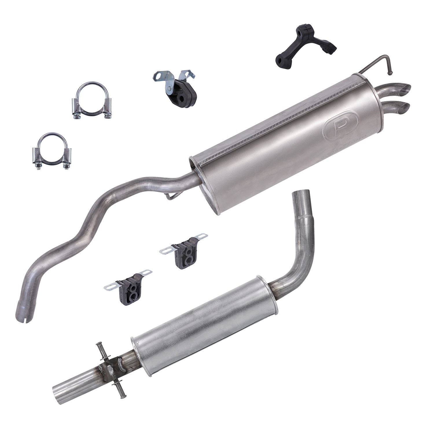 Bestprice Schalldämpfer Set [Hersteller-Nr. 34006795] für Audi, Seat, VW