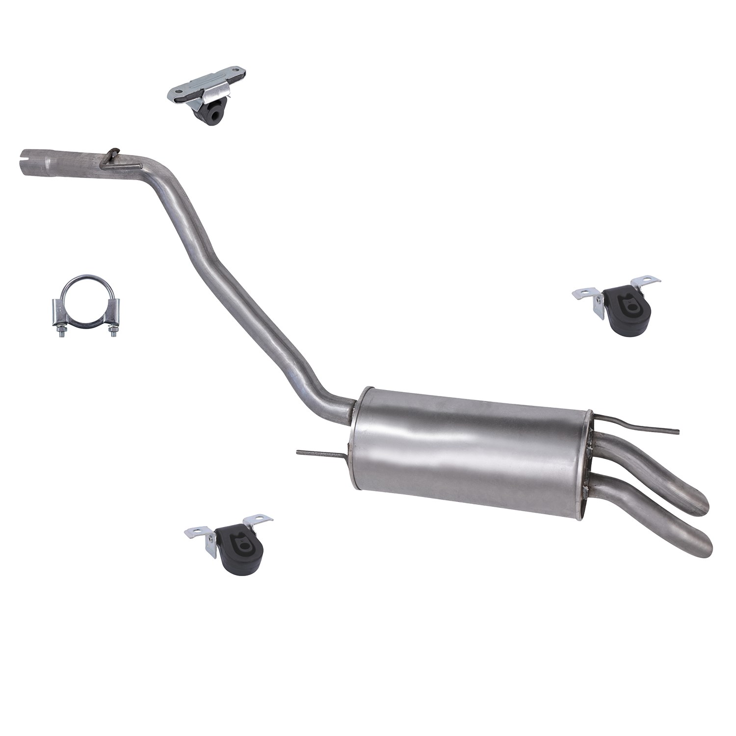 Bestprice Endschalldämpfer Set [Hersteller-Nr. 34006877] für VW