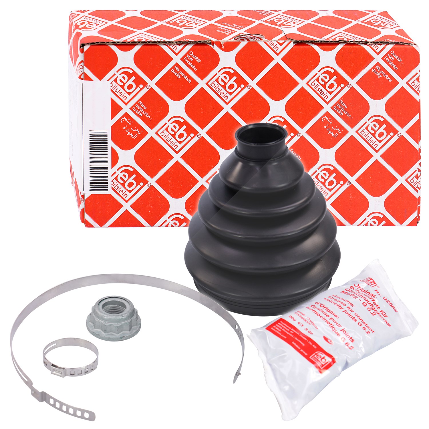 Febi Bilstein Faltenbalgsatz, Antriebswelle [Hersteller-Nr. 30142] für Audi, VW, Seat, Skoda