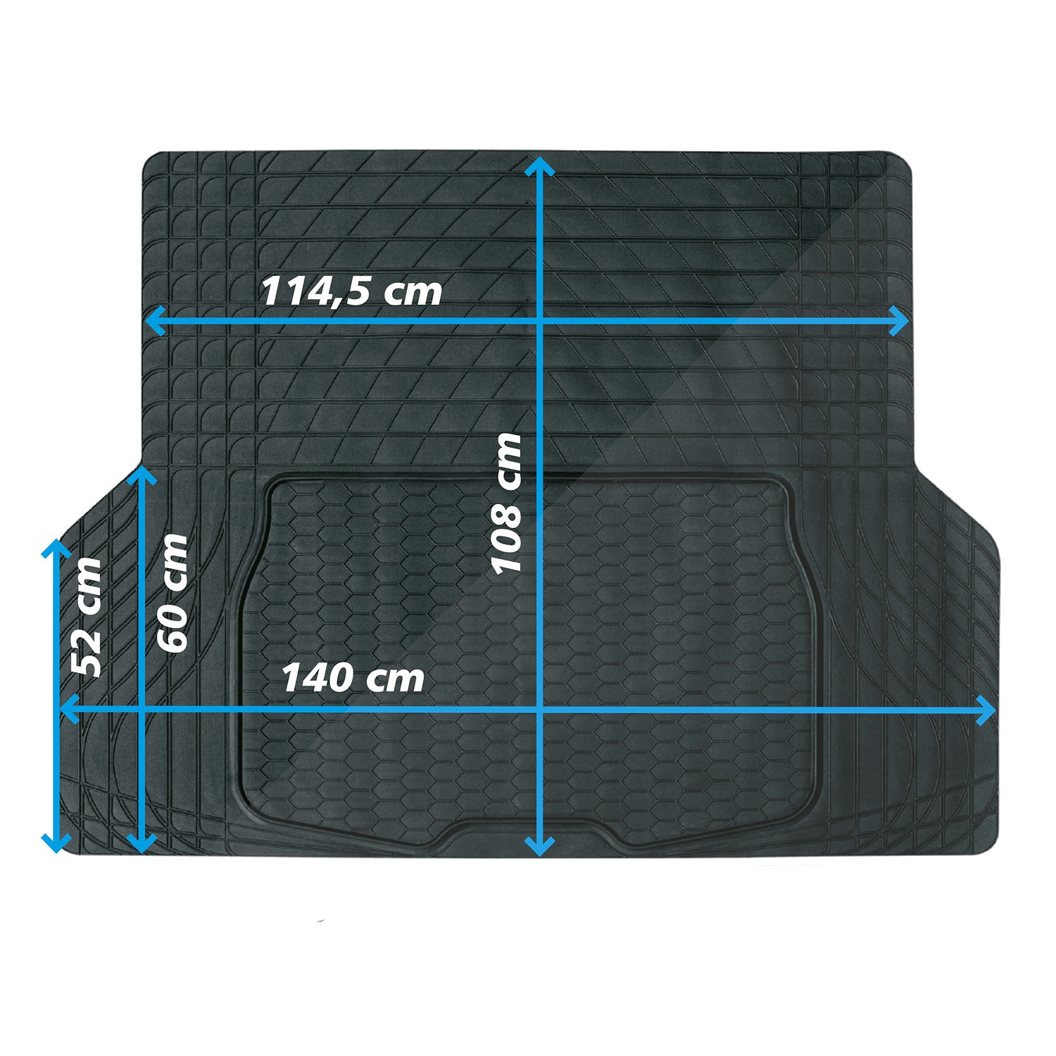 Jom Kofferraummatte Universal 140x108cm [Hersteller-Nr. 20695]
