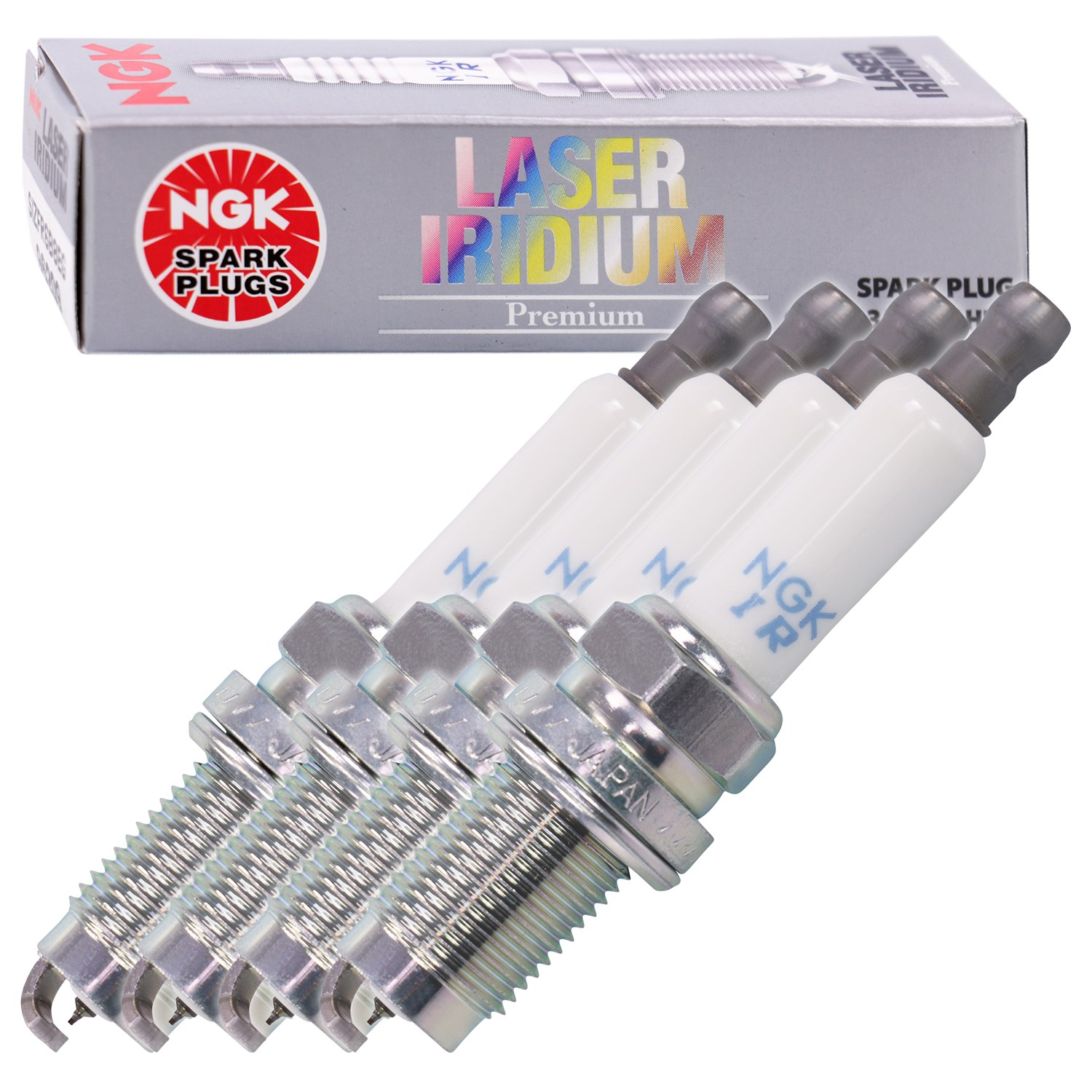 Ngk 4x Zündkerze [Hersteller-Nr. 96209] für VW, Audi, Seat, Skoda