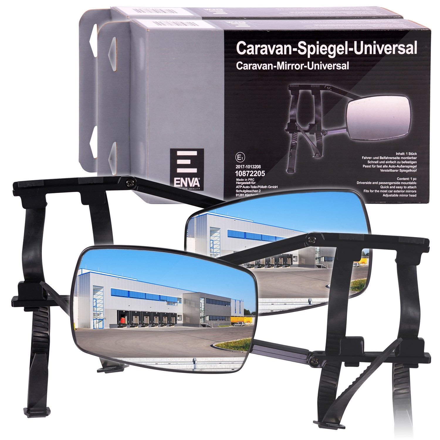 Enva 2x Caravan-Spiegel Universal [Hersteller-Nr. 10872422]