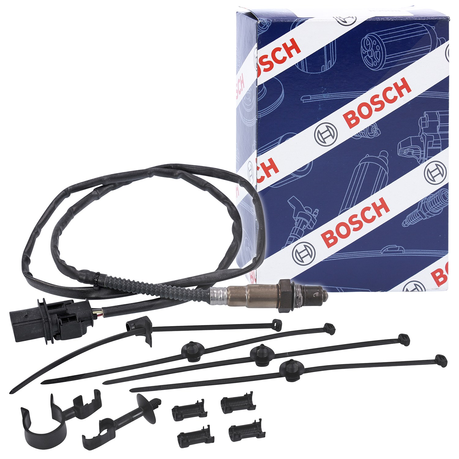 Bosch Lambdasonde [Hersteller-Nr. 0258017180] für Seat, Audi, VW, Bentley