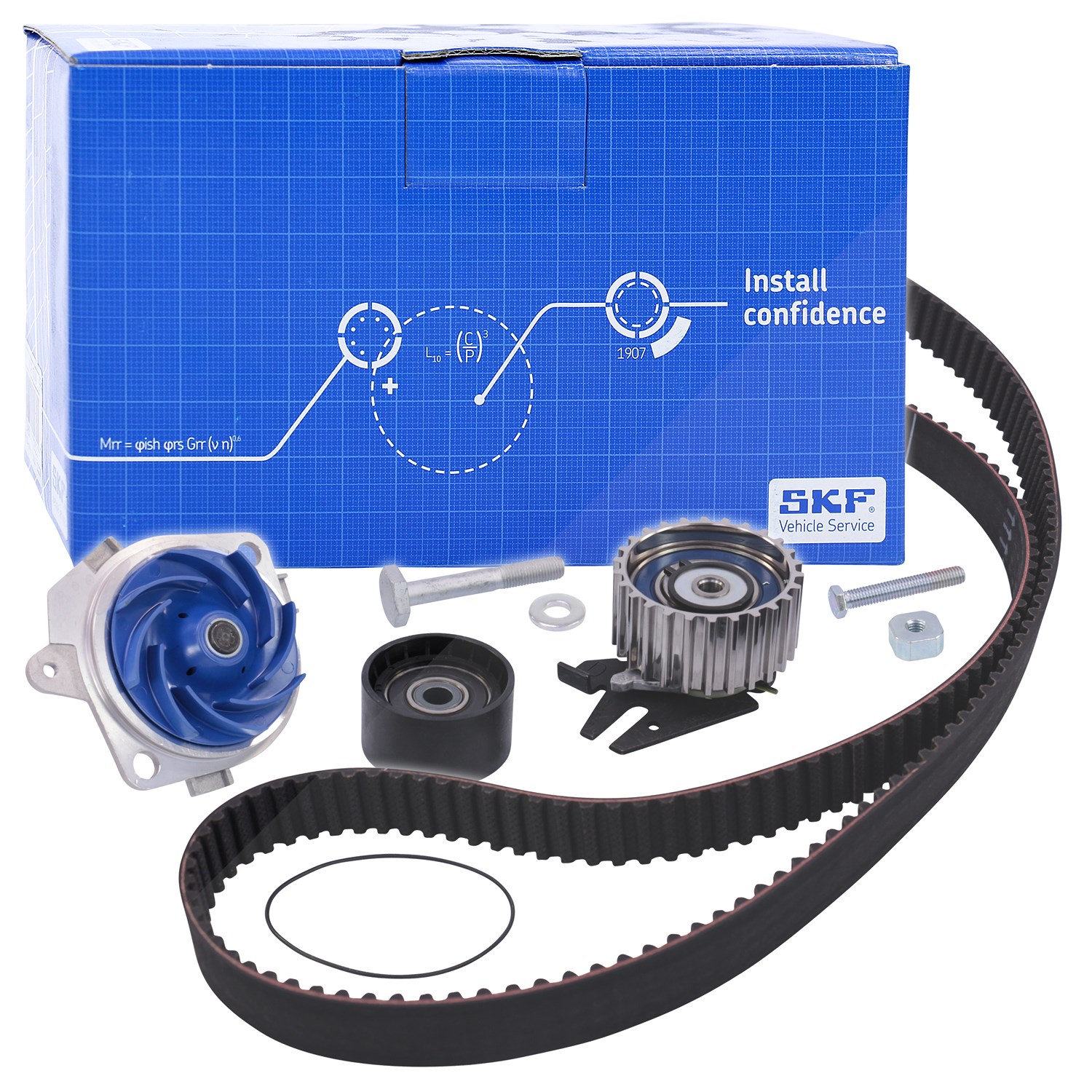 Skf Wasserpumpe + Zahnriemensatz [Hersteller-Nr. VKMC05194] für Opel, Vauxhall, Saab, Suzuki