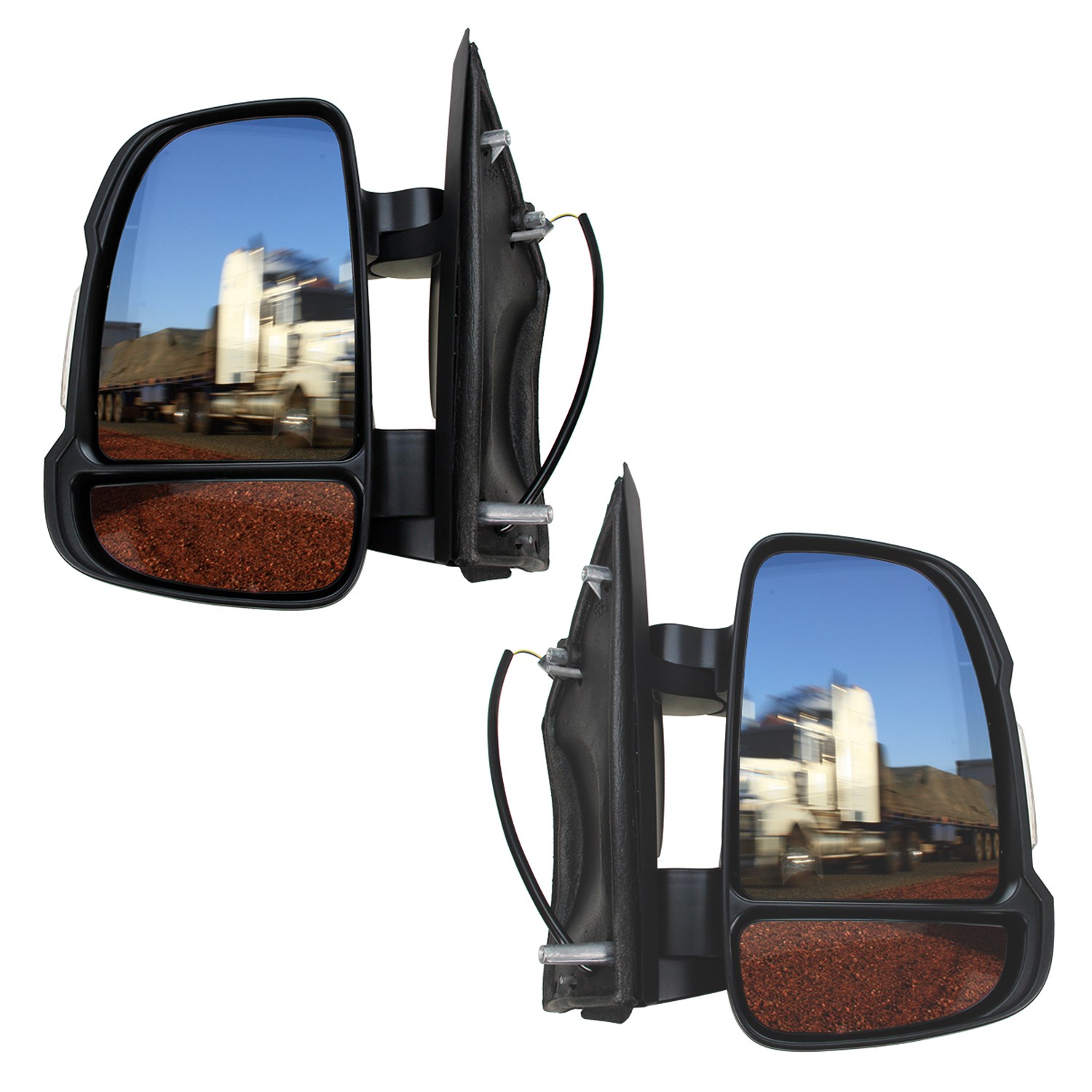 Bestprice 2x Außenspiegel links+rechts manuell [Hersteller-Nr. 31468164] für Fiat, Citroën, Peugeot