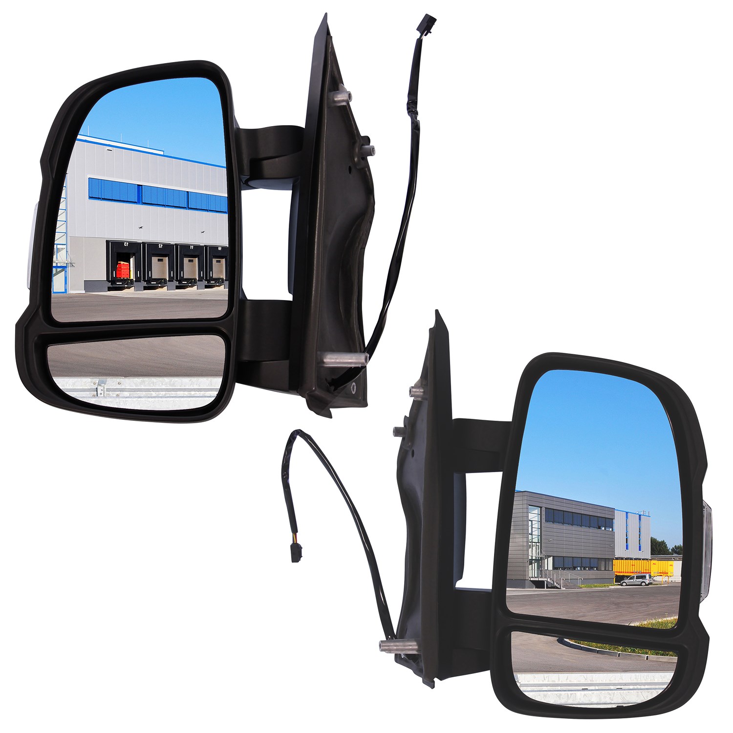 Bestprice 2x Außenspiegel links+rechts [Hersteller-Nr. 31468166] für Fiat, Peugeot, Citroën