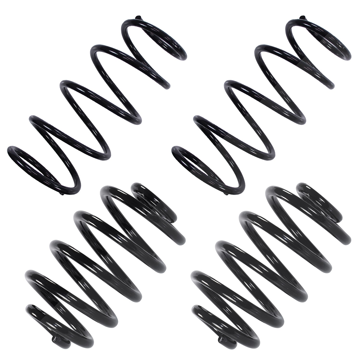 Bestprice 4x Fahrwerksfeder Vorderachse+Hinterachse [Hersteller-Nr. 31468209] für Renault