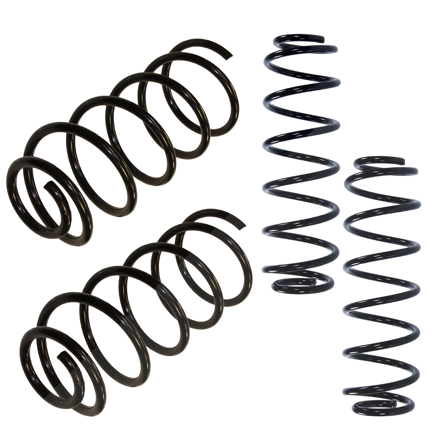 Bestprice 4x Fahrwerksfeder Vorderachse+Hinterachse [Hersteller-Nr. 31468215] für VW, Seat