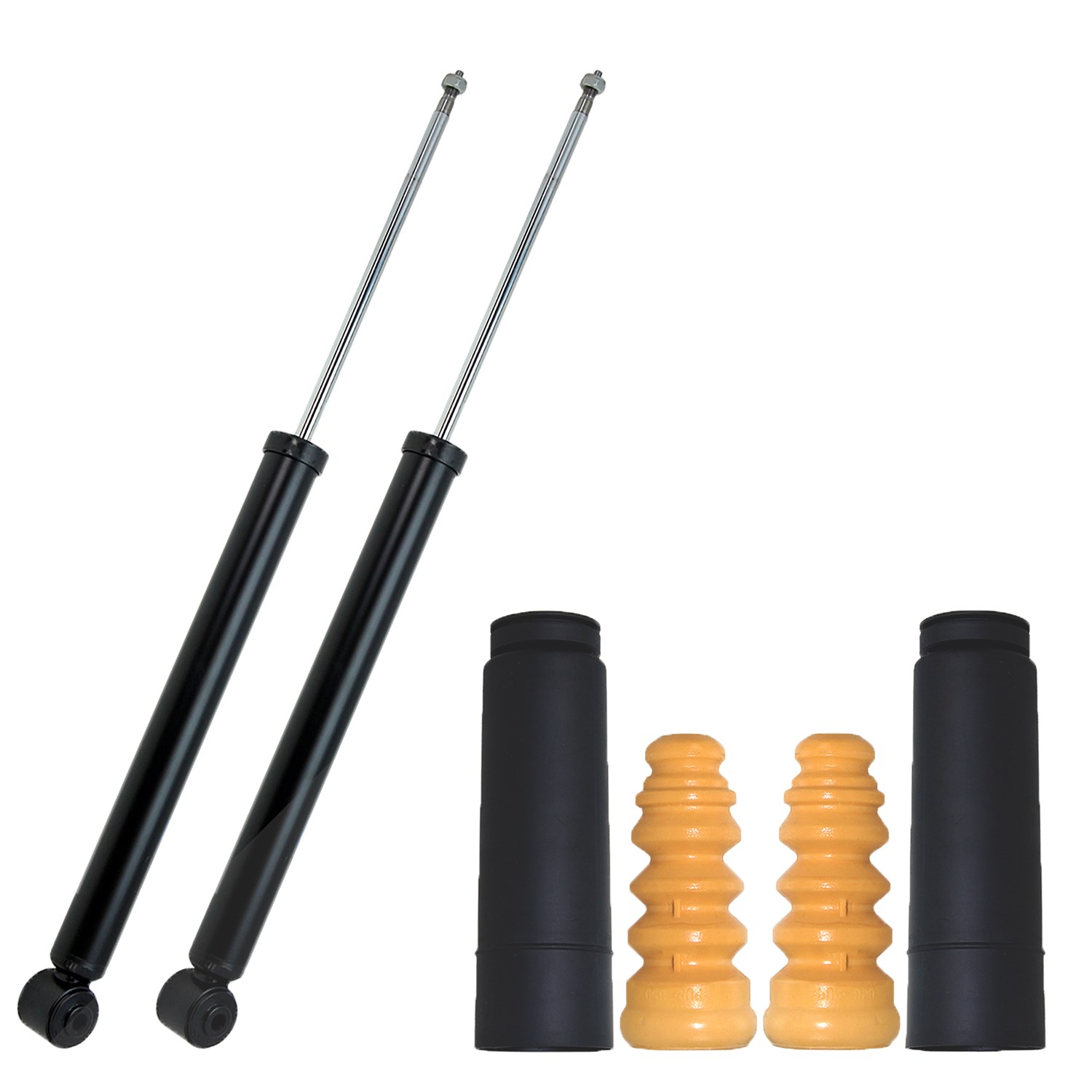 Bestprice 2x Stossdämpfer hinten +Staubschutz-Satz [Hersteller-Nr. 31468224] für VW, Skoda