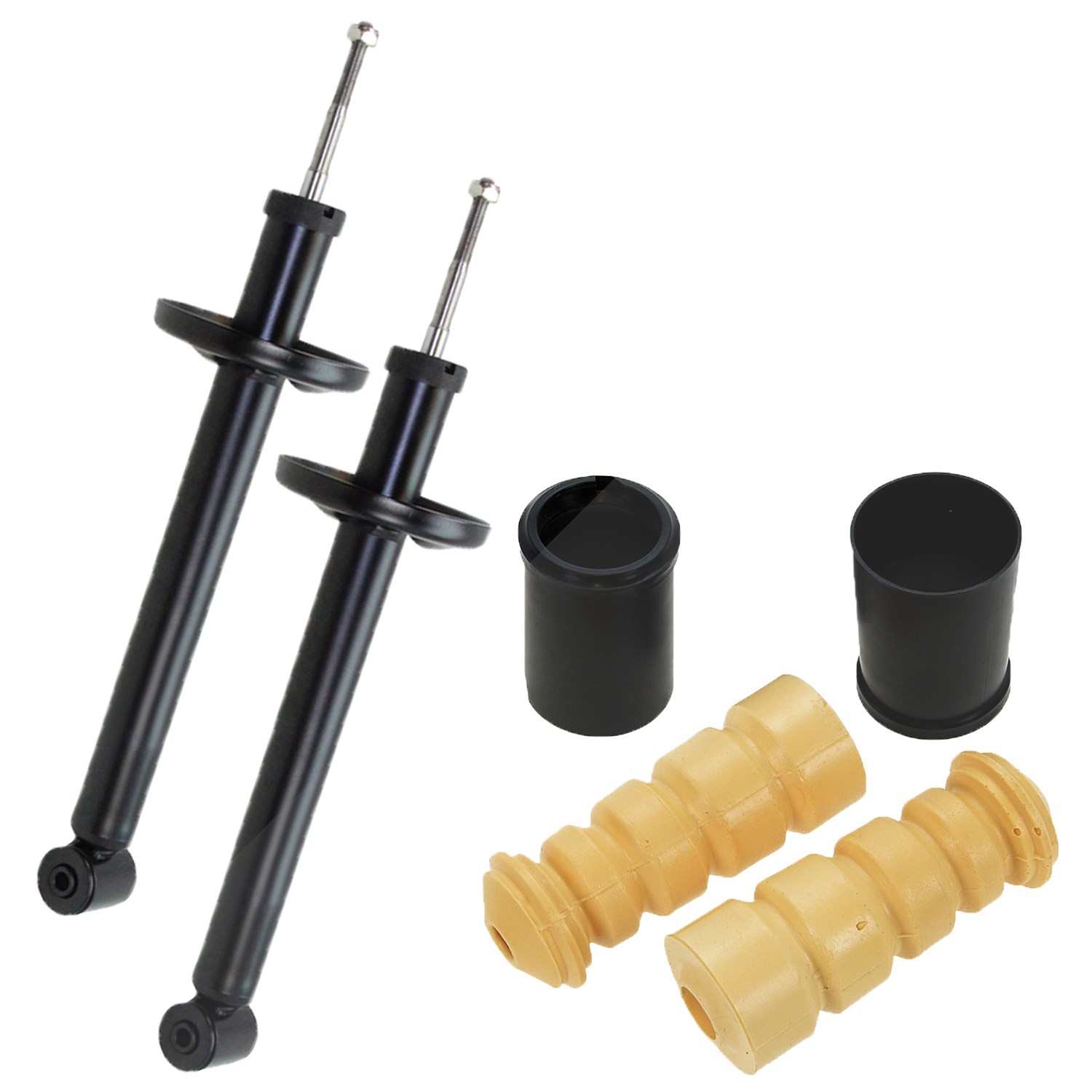 Bestprice 2x Stoßdämpfer hinten +Staubschutz-Satz [Hersteller-Nr. 31468235] für VW, Seat