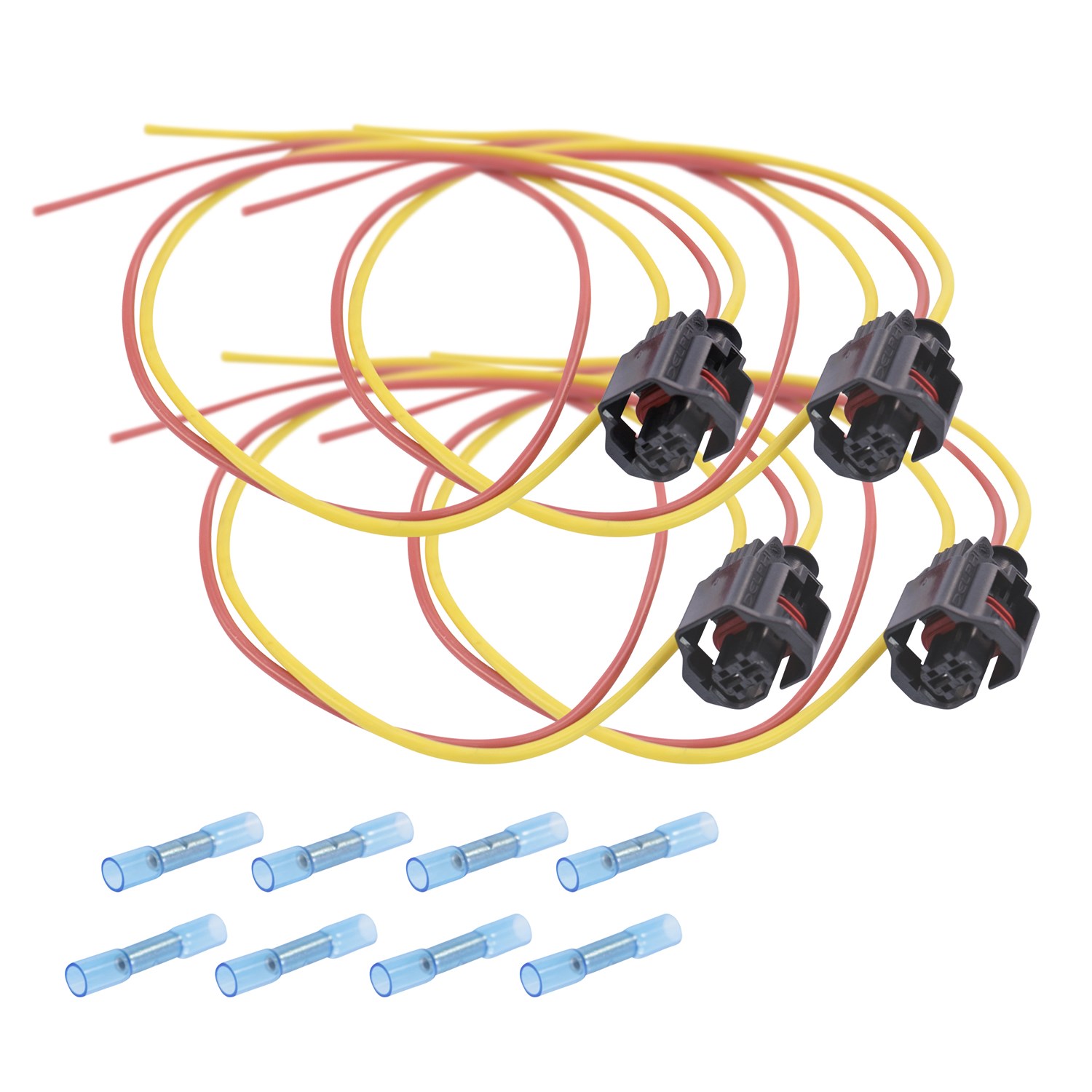 Bestprice 4x Reparatursatz Kabelbaum Einspritzdüse [Hersteller-Nr. 34005254] für Fiat, Opel, Saab, Alfa Romeo