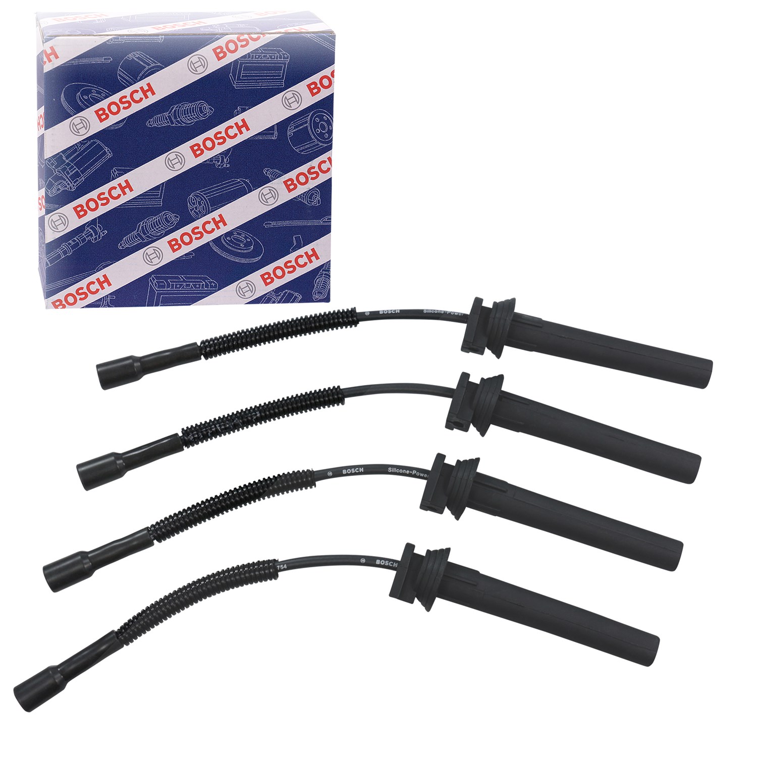 Bosch Zündleitungssatz 4-teilig [Hersteller-Nr. 0986357052] für Dodge, Chrysler
