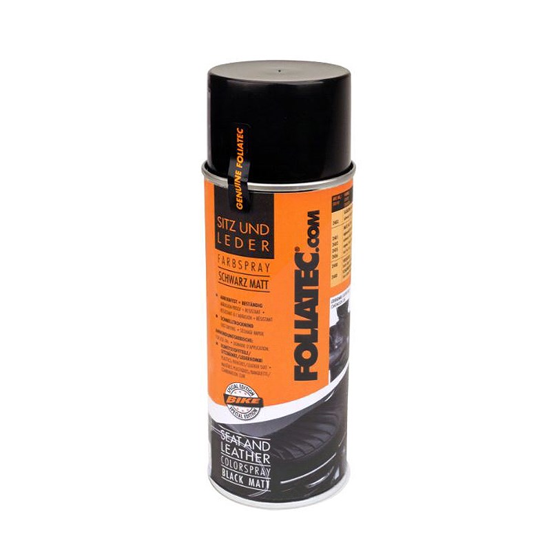 Foliatec 1x 400ml Sitz und Leder Farbspray schwarz matt [Hersteller-Nr. 2402]