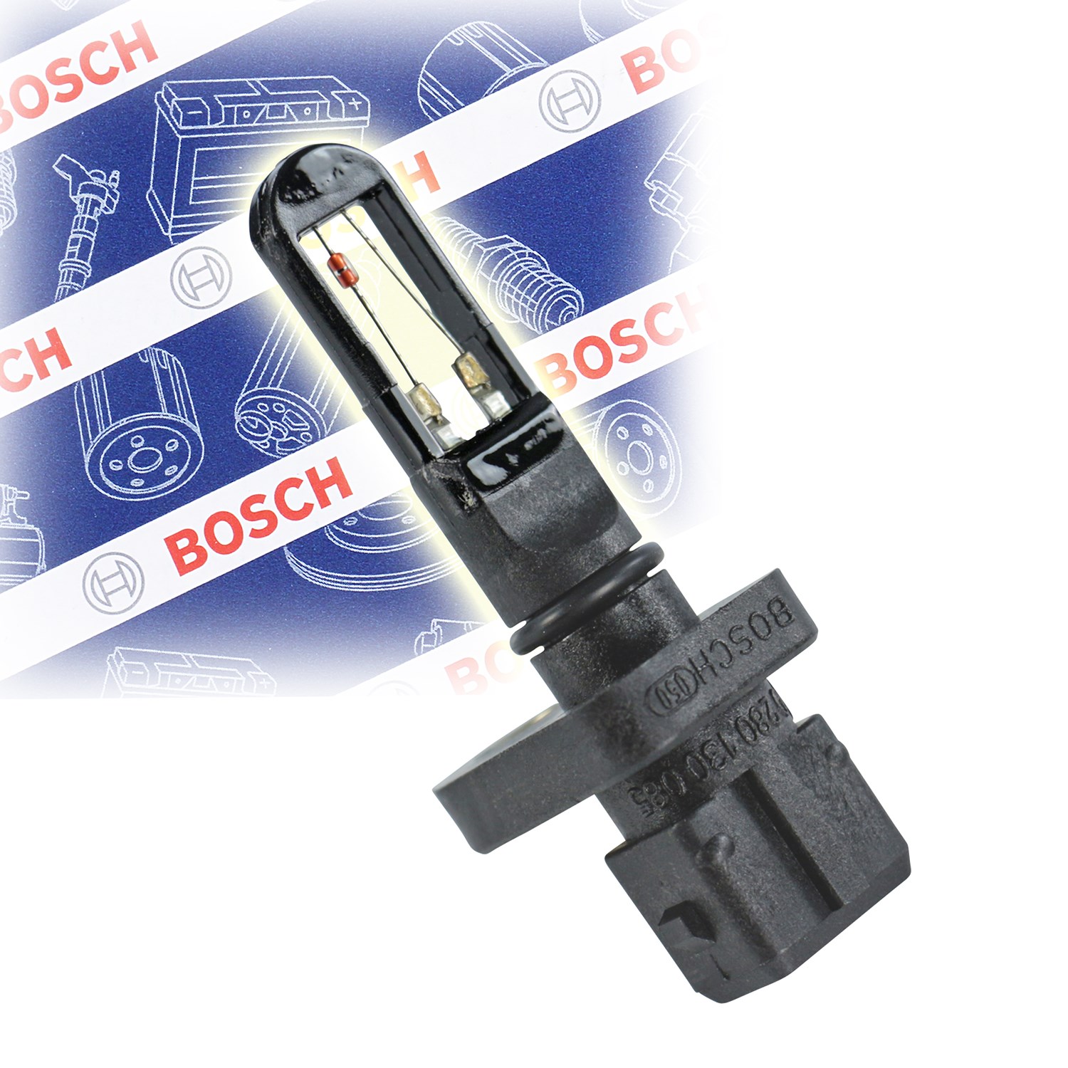 Bosch Sensor, Ansauglufttemperatur [Hersteller-Nr. 0280130085] für Audi, Skoda, Fiat, Porsche, VW, Seat