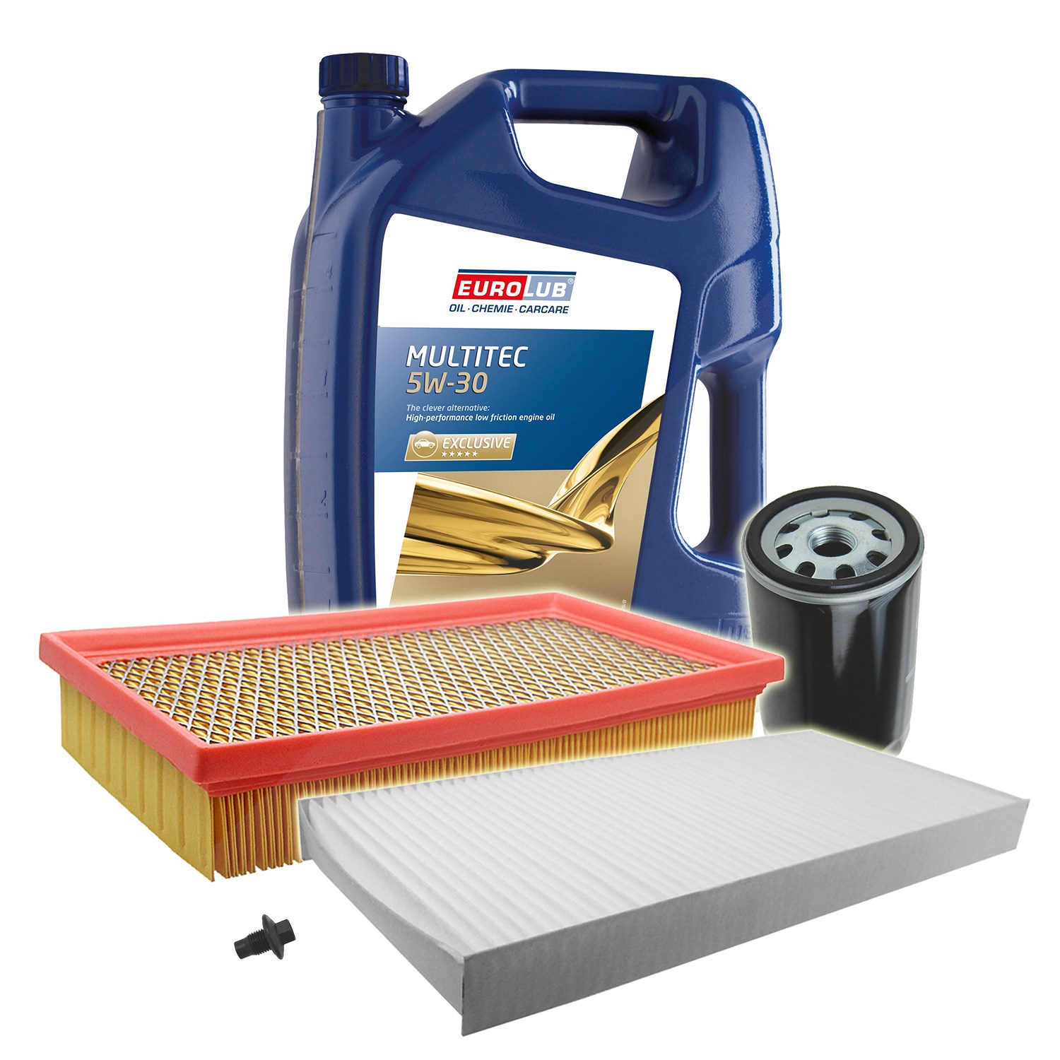 Bestprice Inspektionspaket Filtersatz SET A + 5l ÖL [Hersteller-Nr. 10493530] für Ford