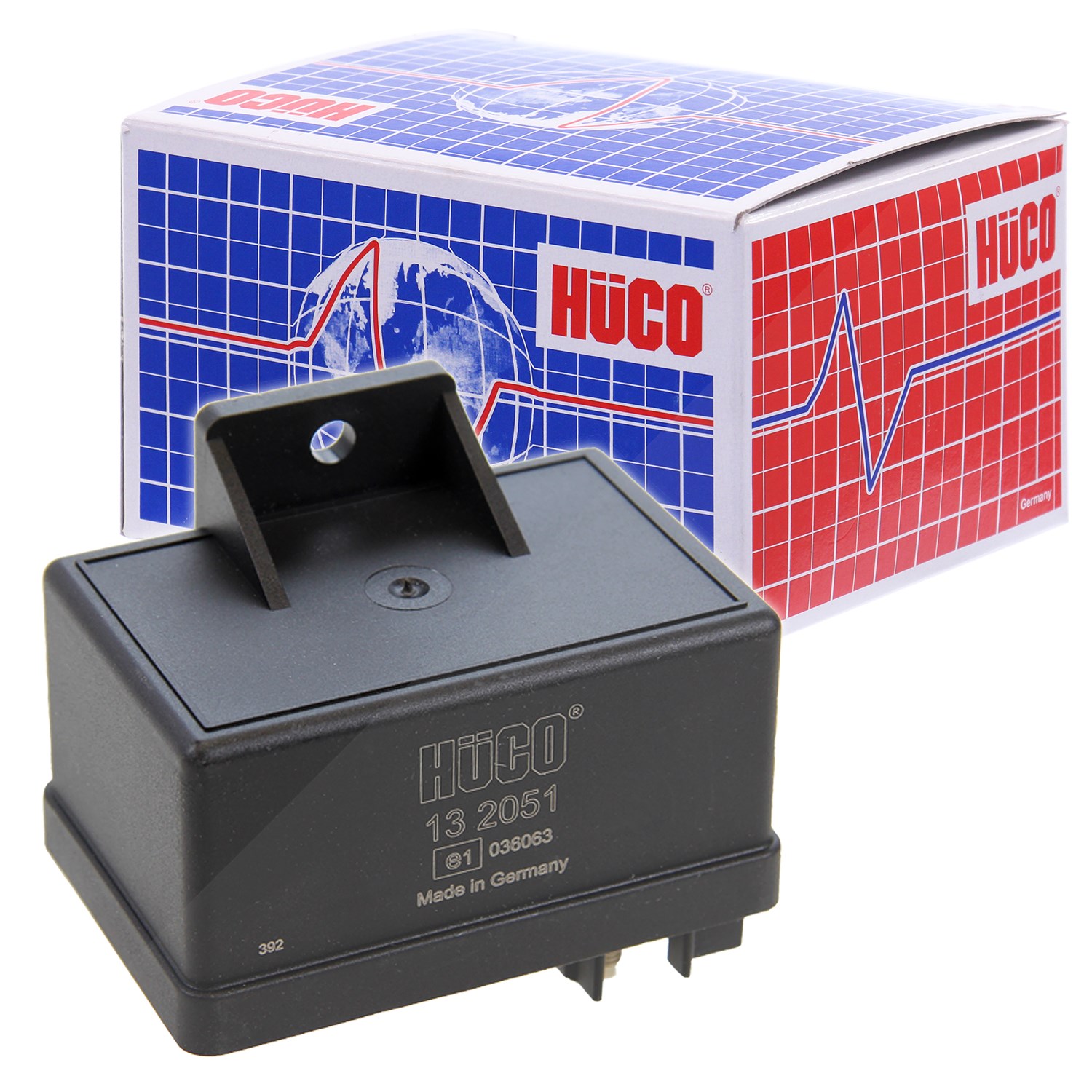 Hüco Diesel Relais [Hersteller-Nr. 132051] für Seat, Peugeot, Iveco, Citroën, Renault, Land Rover, Fiat