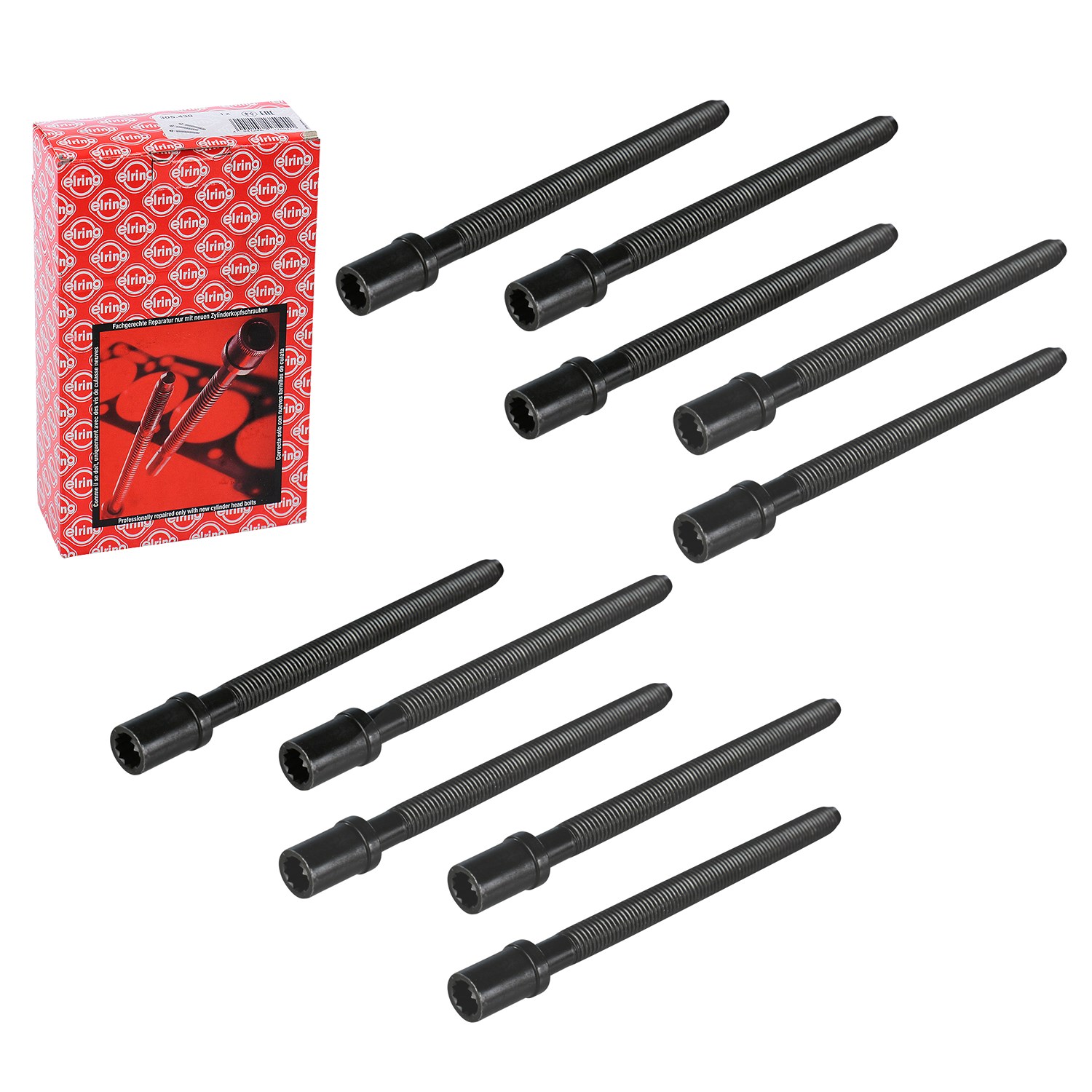 Elring Zylinderkopfschraubensatz [Hersteller-Nr. 305.430] für Skoda, VW, Audi, Mitsubishi, Jeep, Chrysler, Dodge, Seat