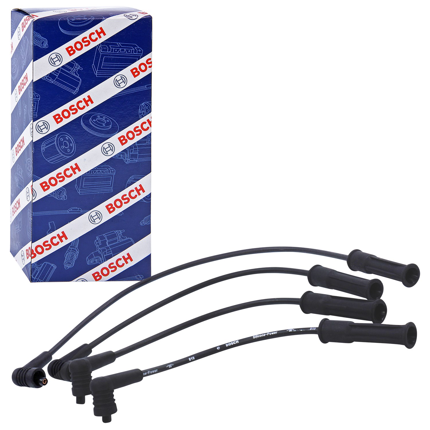 Bosch Zündleitungssatz 4-teilig [Hersteller-Nr. 0986357256] für Renault, Dacia