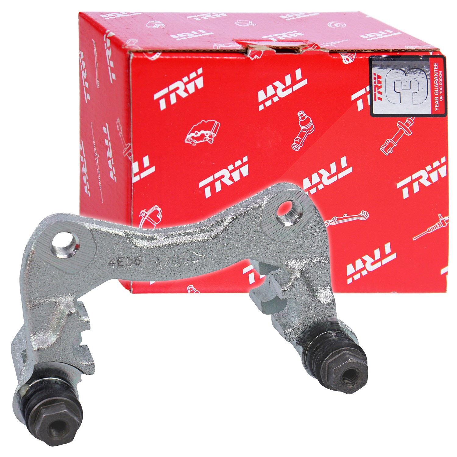 Trw Halter, Bremssattel hinten links [Hersteller-Nr. BDA267] für VW, Seat