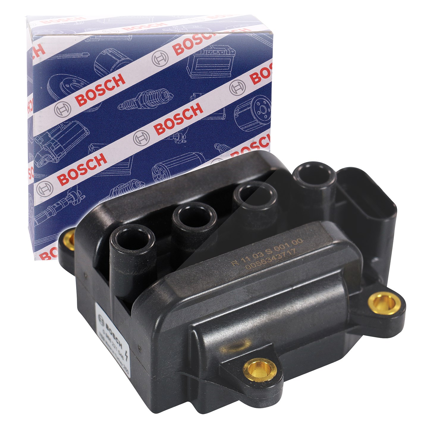Bosch Zündspule [Hersteller-Nr. 0986221046] für Renault, Dacia