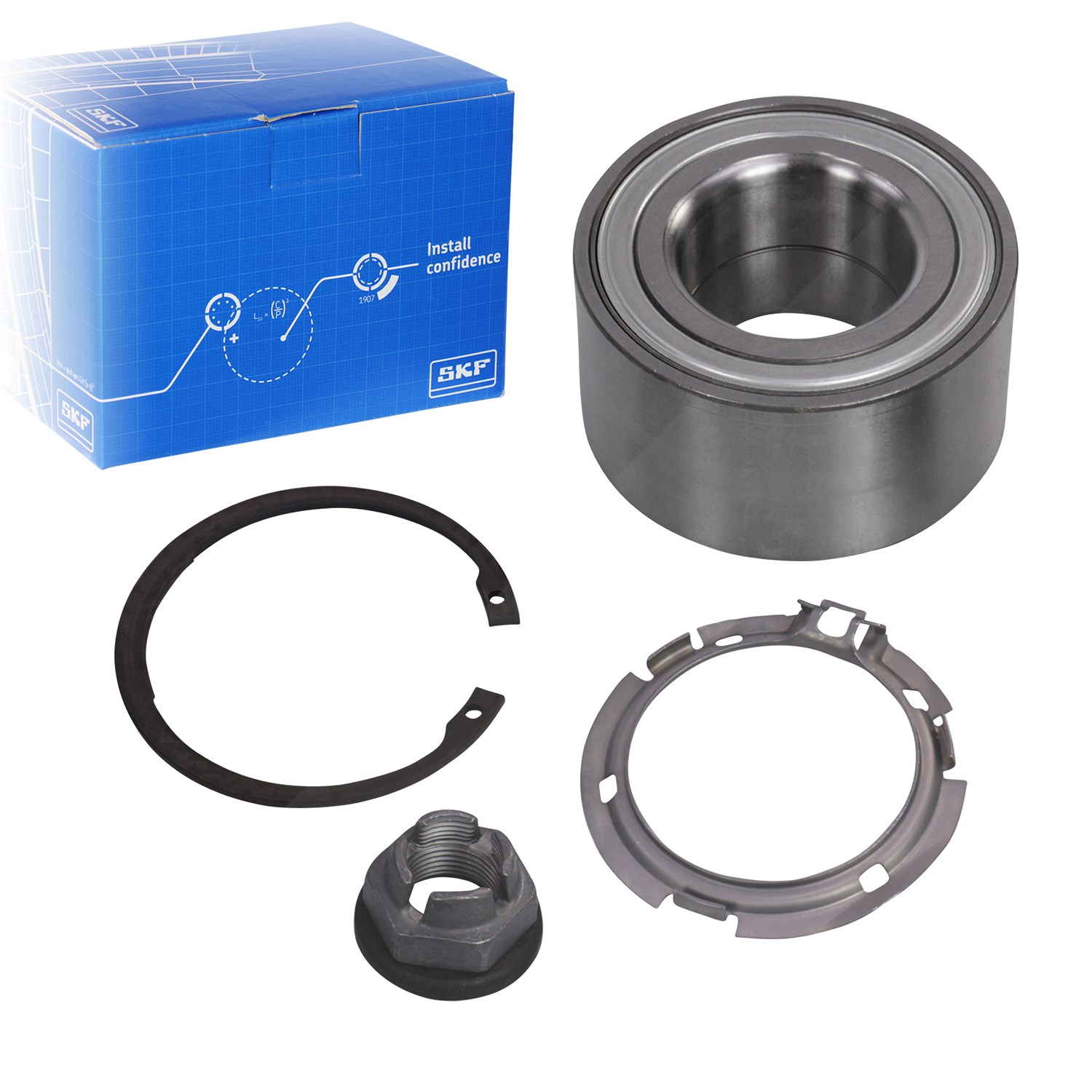 Skf 1x Radlagersatz, vorne [Hersteller-Nr. VKBA3637] für Dacia, Renault, Mercedes-Benz, Nissan