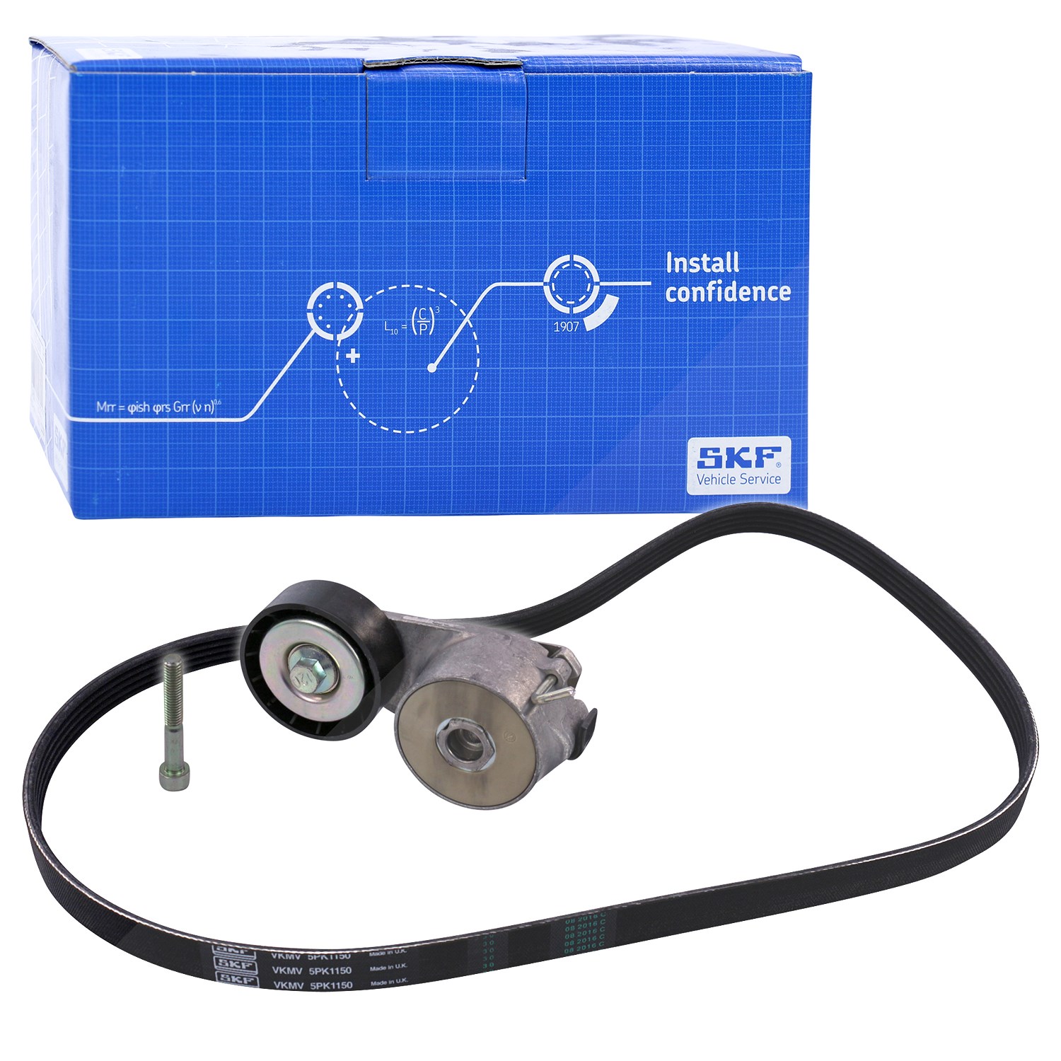 Skf Keilrippenriemensatz [Hersteller-Nr. VKMA32302] für Vauxhall, Fiat, Alfa Romeo, Abarth, Lancia, Chrysler, Opel