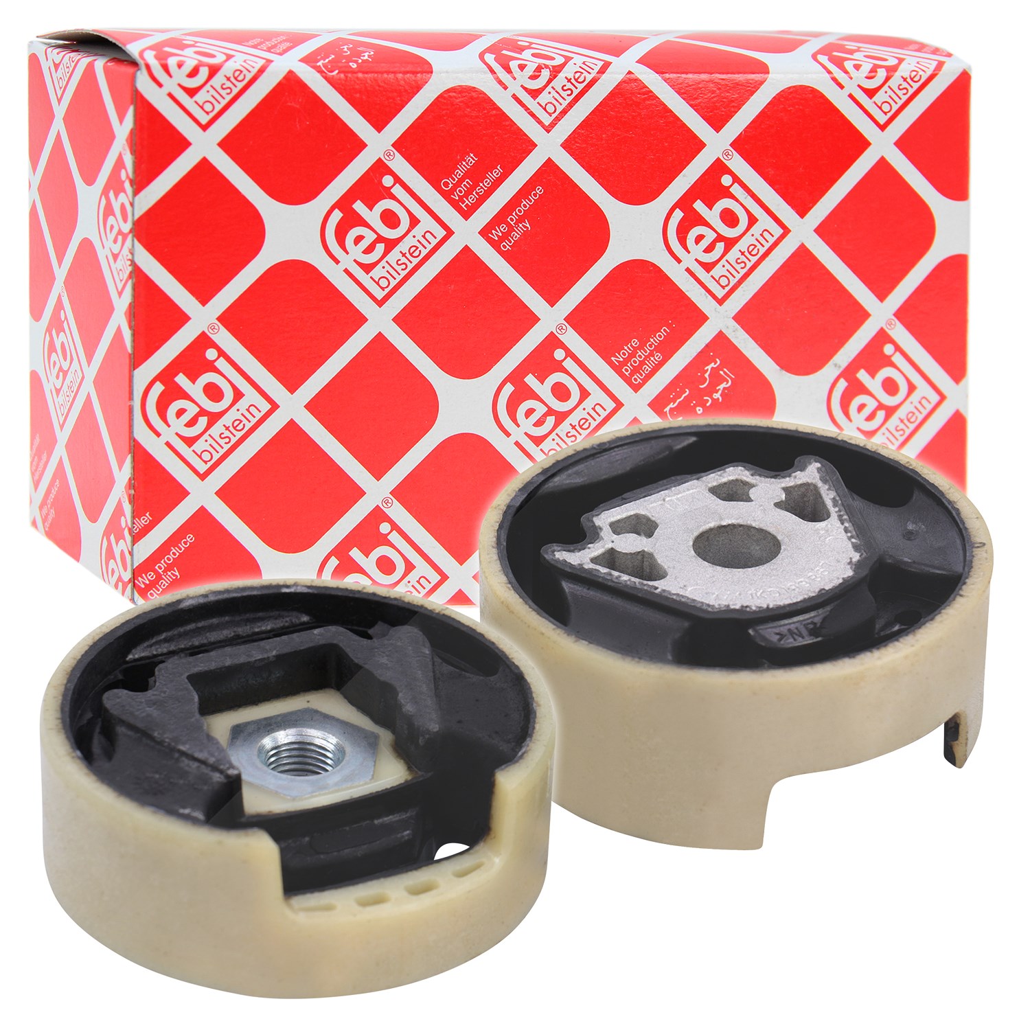 Febi Bilstein Set Lagerung, Motor oben+unten [Hersteller-Nr. 45308] für Audi, Skoda, Seat, VW