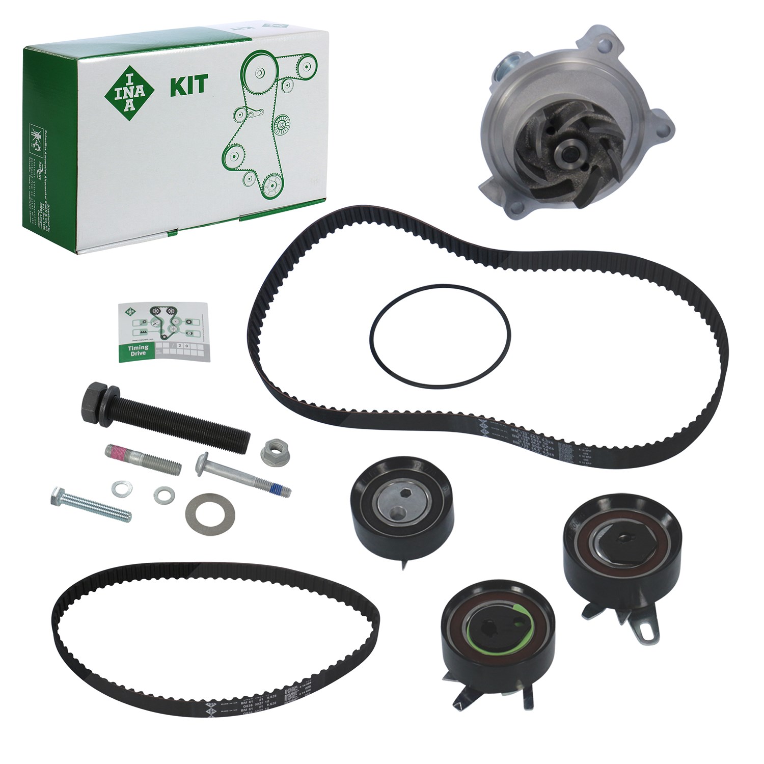Schaeffler Ina Wasserpumpe + Zahnriemensatz [Hersteller-Nr. 530048430] für VW