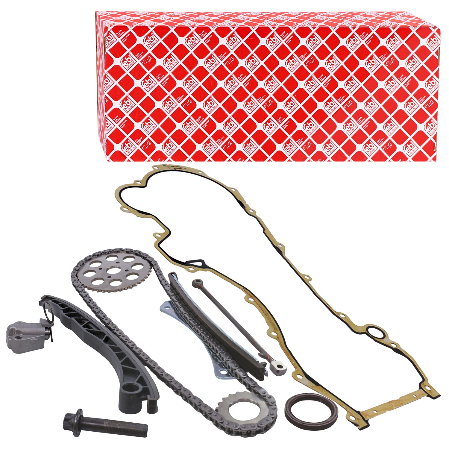 Febi Bilstein Steuerkettensatz [Hersteller-Nr. 100754] für Citroën, Ford, Lancia, Fiat, Vauxhall, Suzuki, Alfa Romeo, Peugeot, Opel