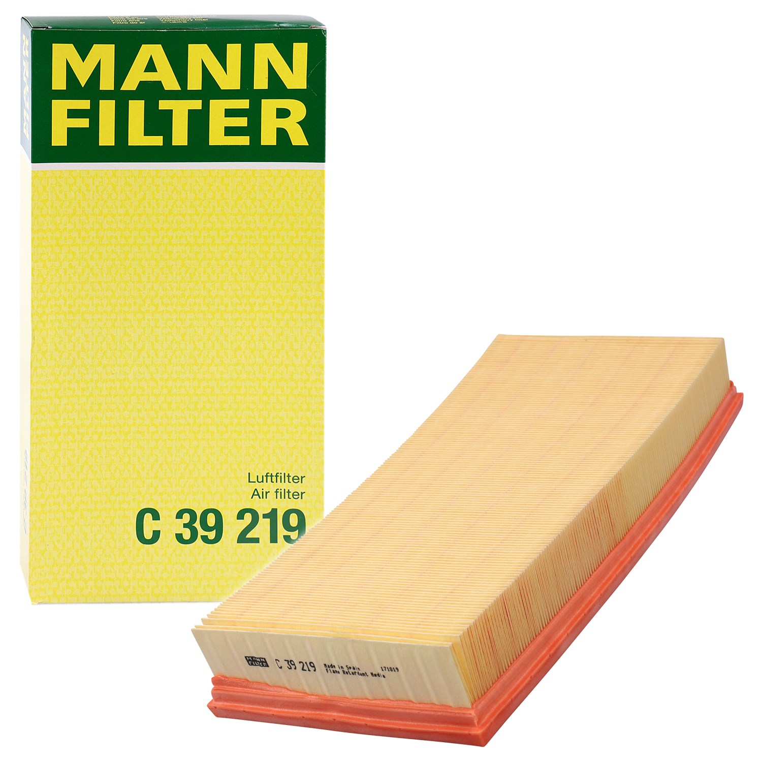 Mann-filter Luftfilter [Hersteller-Nr. C39219] für Audi, VW, Porsche, Land Rover