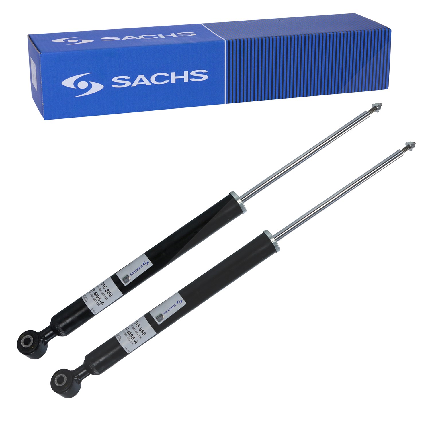 Sachs 2x Stoßdämpfer Hinterachse [Hersteller-Nr. 315868] für Ford