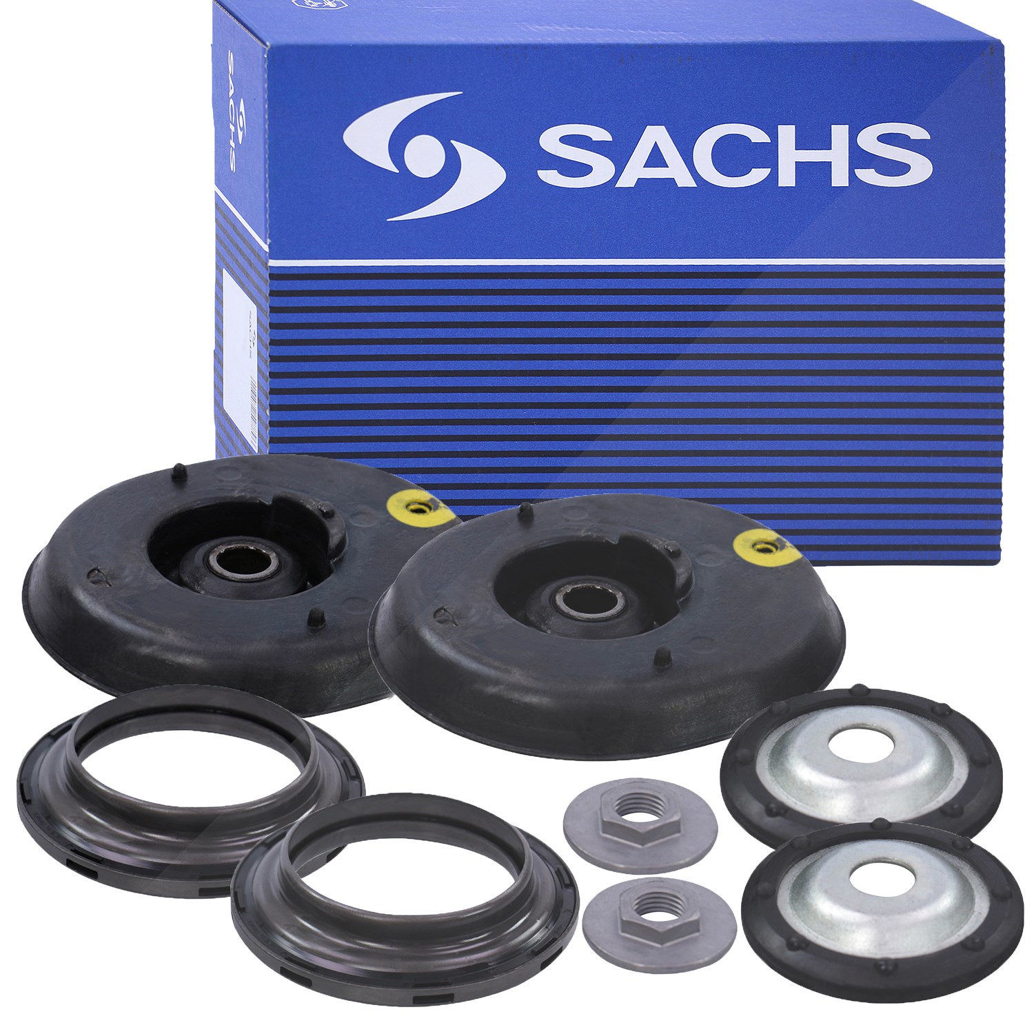 Sachs 2x Reparatursatz, Federbeinstützlager Vorderachse [Hersteller-Nr. 802523] für Peugeot