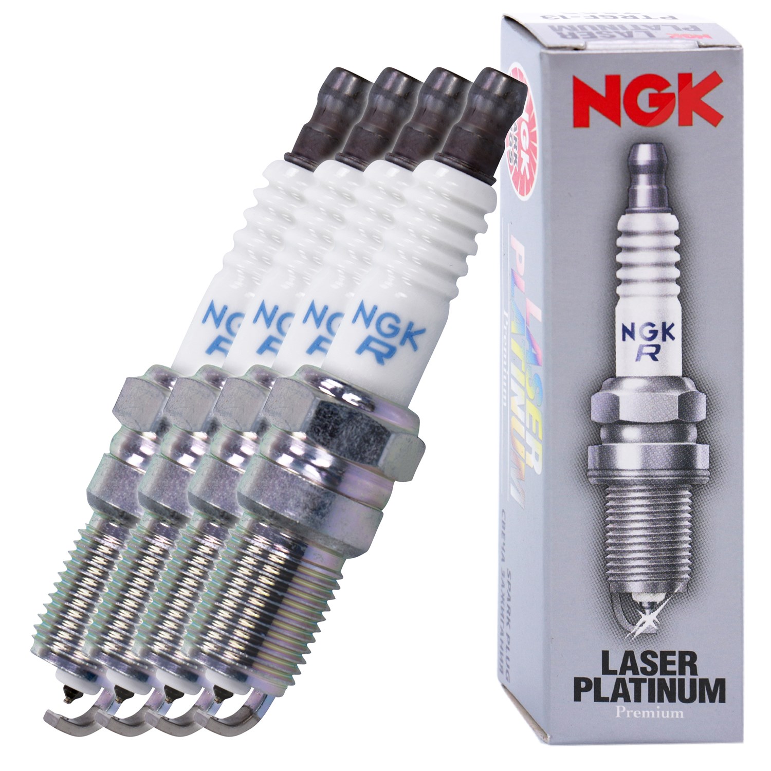 Ngk 4x Zündkerze [Hersteller-Nr. 7569] für Ford