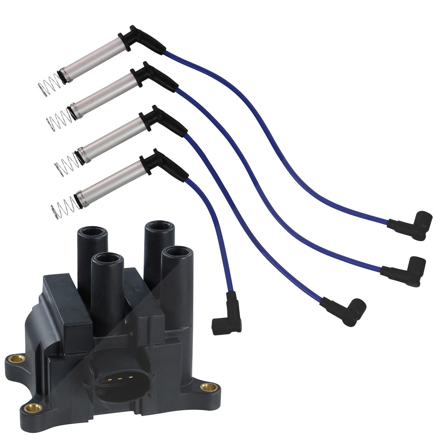 Bestprice Zündmodul + Zündkabelsatz 4-teilig [Hersteller-Nr. 31468262] für Ford