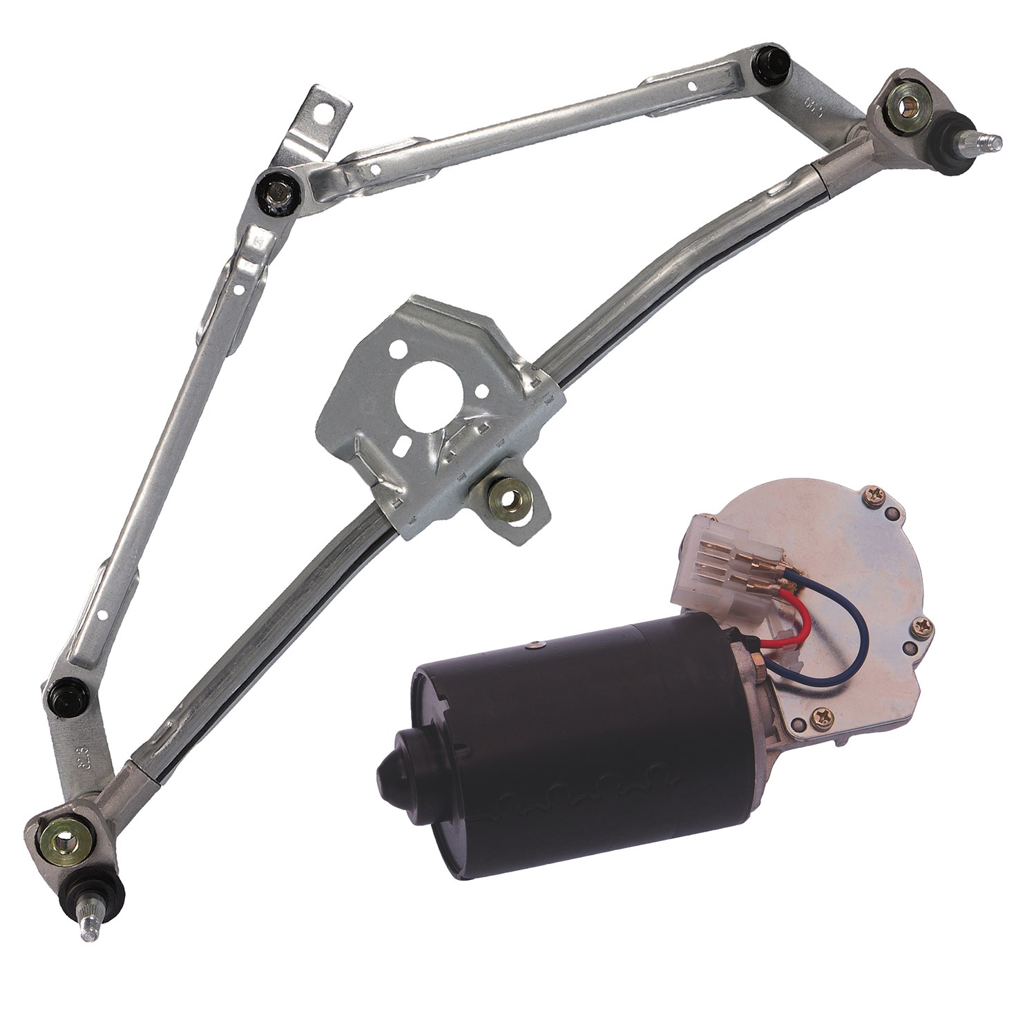 Bestprice Wischermotor + Wischergestänge vorne [Hersteller-Nr. 31481793] für Audi, Skoda, VW, Seat